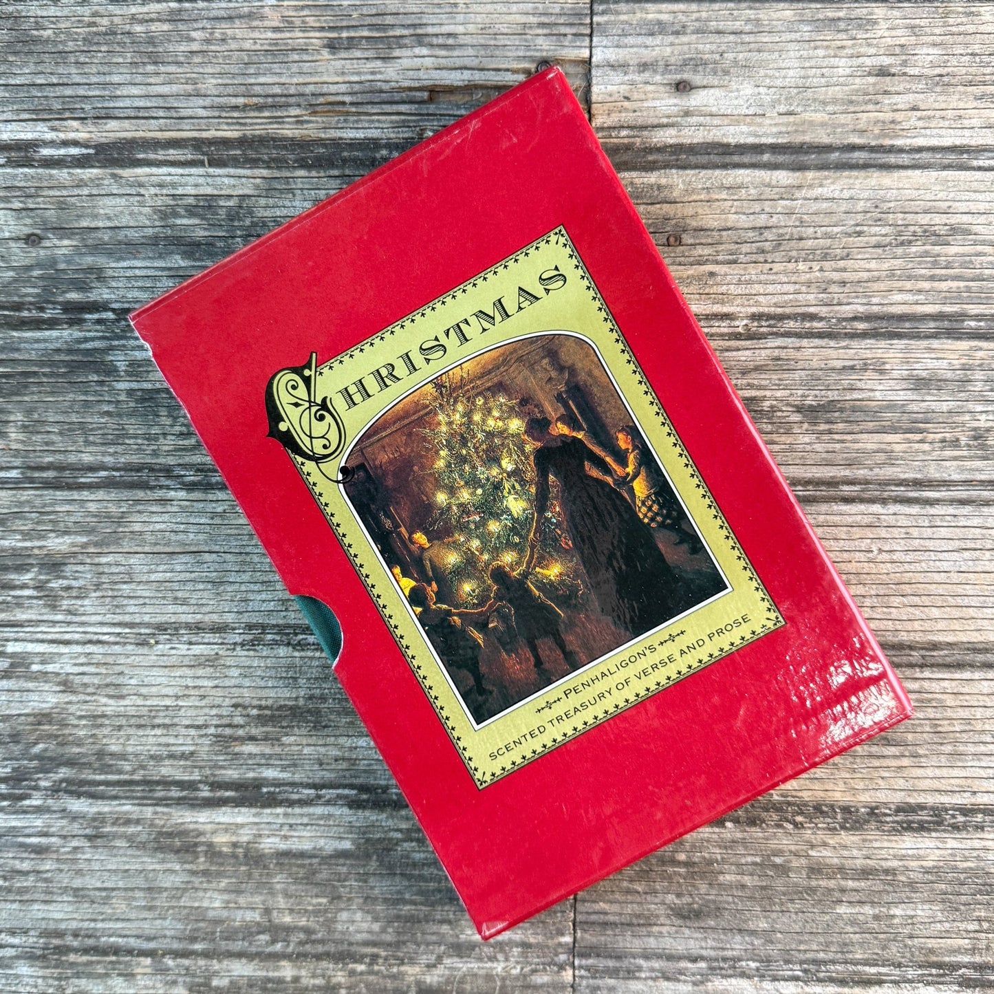 Christmas, A Penhaligon's Scented Treasury of Verse and Prose, Sheila Pickles, 1989 - Pretty Old Books