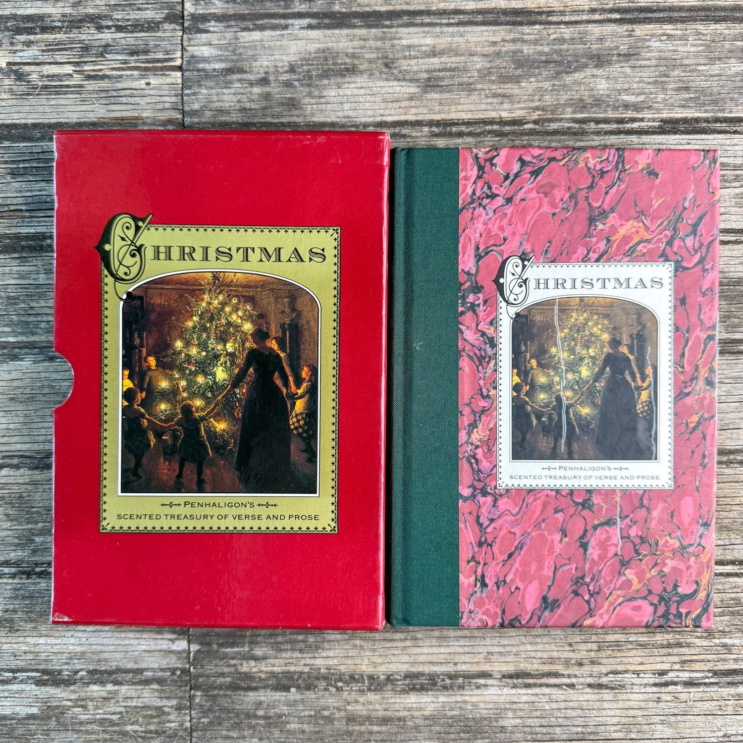 Christmas, A Penhaligon's Scented Treasury of Verse and Prose, Sheila Pickles, 1989 - Pretty Old Books