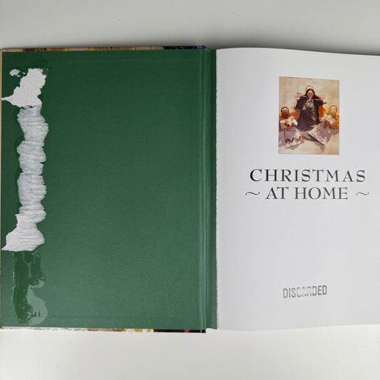 Christmas At Home: Gifts, Recipes, and Decorations, 1998 Oversized Hardcover - Pretty Old Books