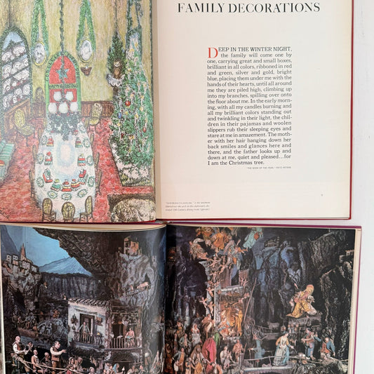 Christmas Book Bundle, The Life Book of Christmas Volume One and Three - Pretty Old Books