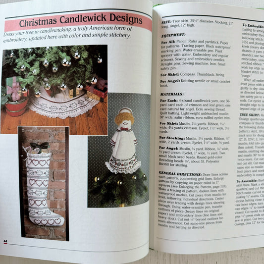 Christmas Crafts From McCall's Needlework and Crafts, 1984 - Pretty Old Books