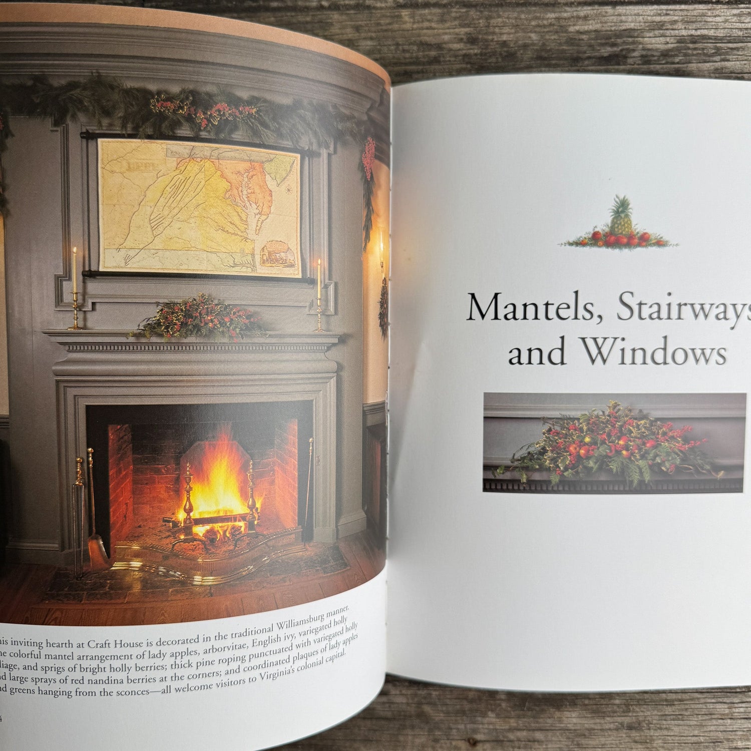 Christmas Decorations from Williamsburg, Susan Hight Rountree, 1992 - Pretty Old Books