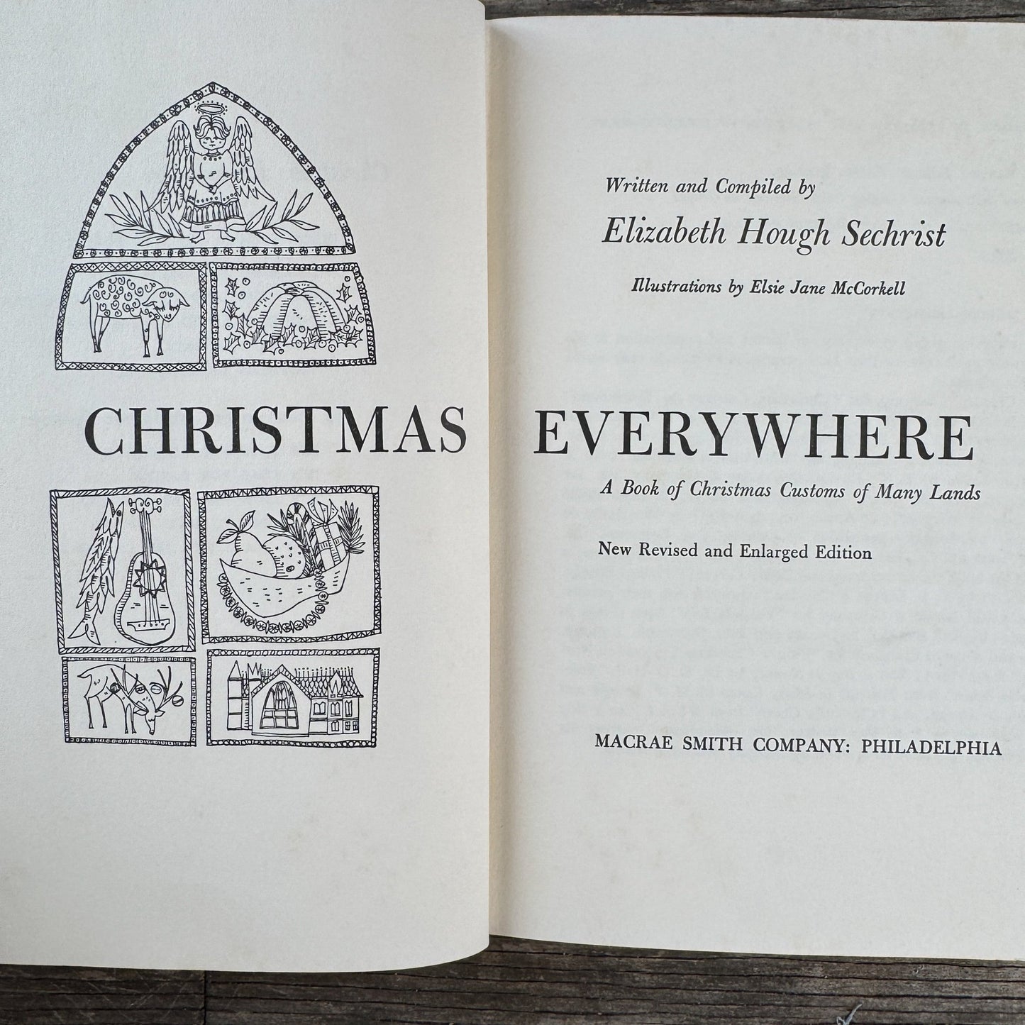 Christmas Everywhere: A Book of Christmas Customs of Many Lands, 1962 - Pretty Old Books