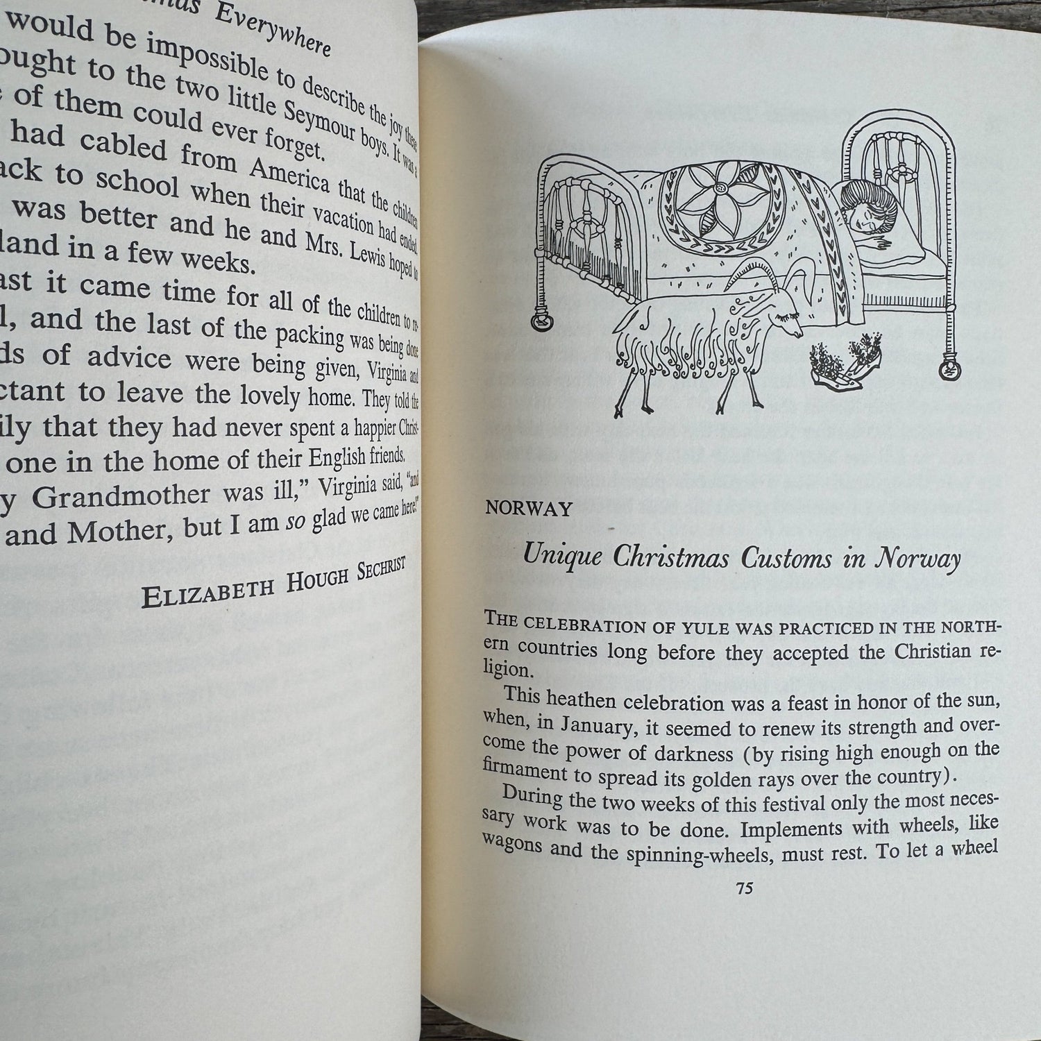 Christmas Everywhere: A Book of Christmas Customs of Many Lands, 1962 - Pretty Old Books