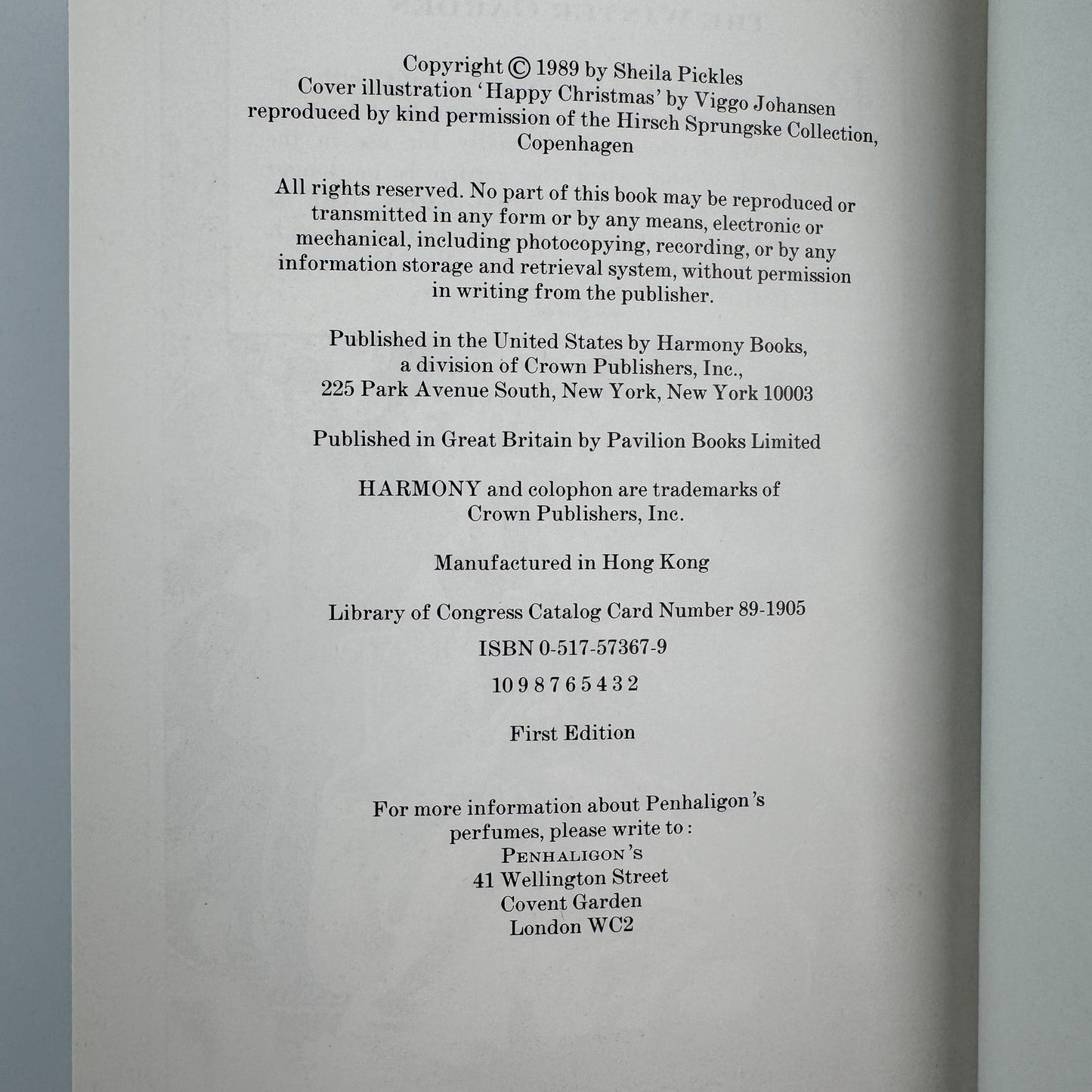 Christmas, Penhaligon's Scented Treasury of Verse and Prose, Slipcased Illustrated Book - Pretty Old Books