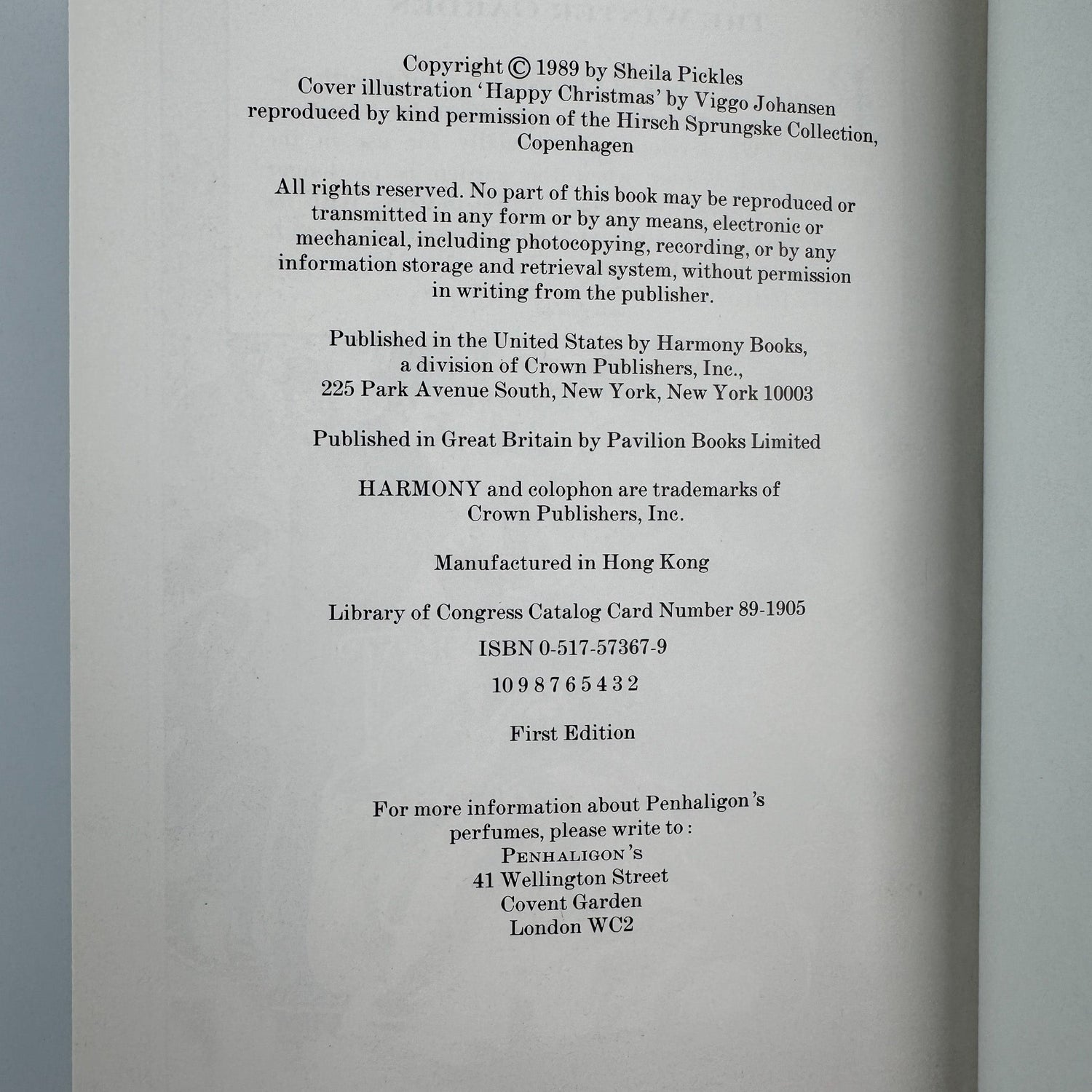 Christmas, Penhaligon's Scented Treasury of Verse and Prose, Slipcased Illustrated Book - Pretty Old Books