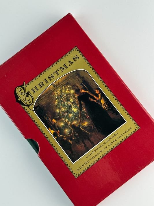 Christmas, Penhaligon's Scented Treasury of Verse and Prose, Slipcased Illustrated Book - Pretty Old Books