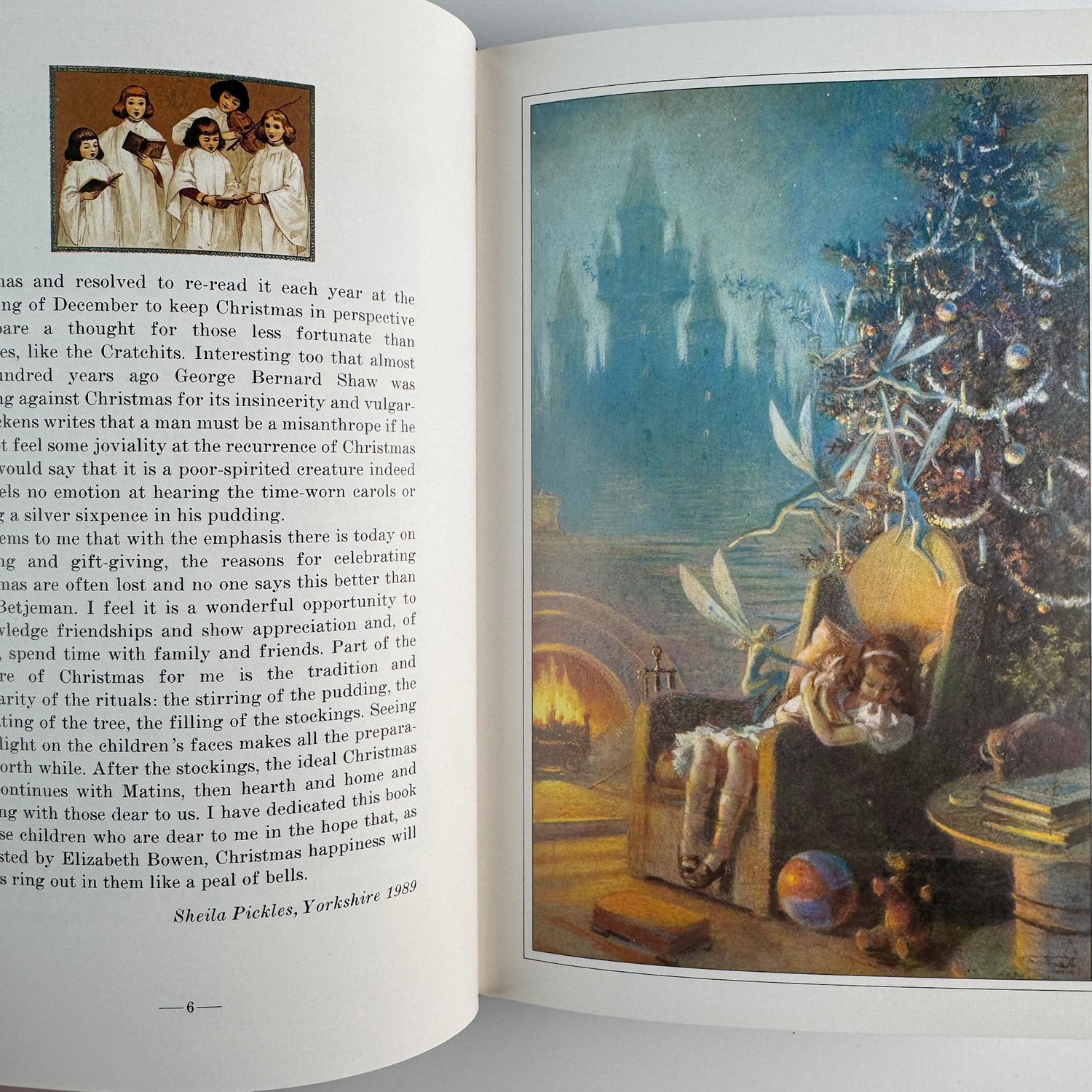 Christmas, Penhaligon's Scented Treasury of Verse and Prose, Slipcased Illustrated Book - Pretty Old Books