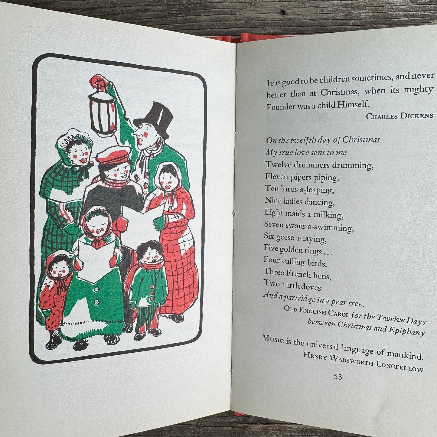 Christmas Tidings, Peter Pauper Press, 1984 - Pretty Old Books