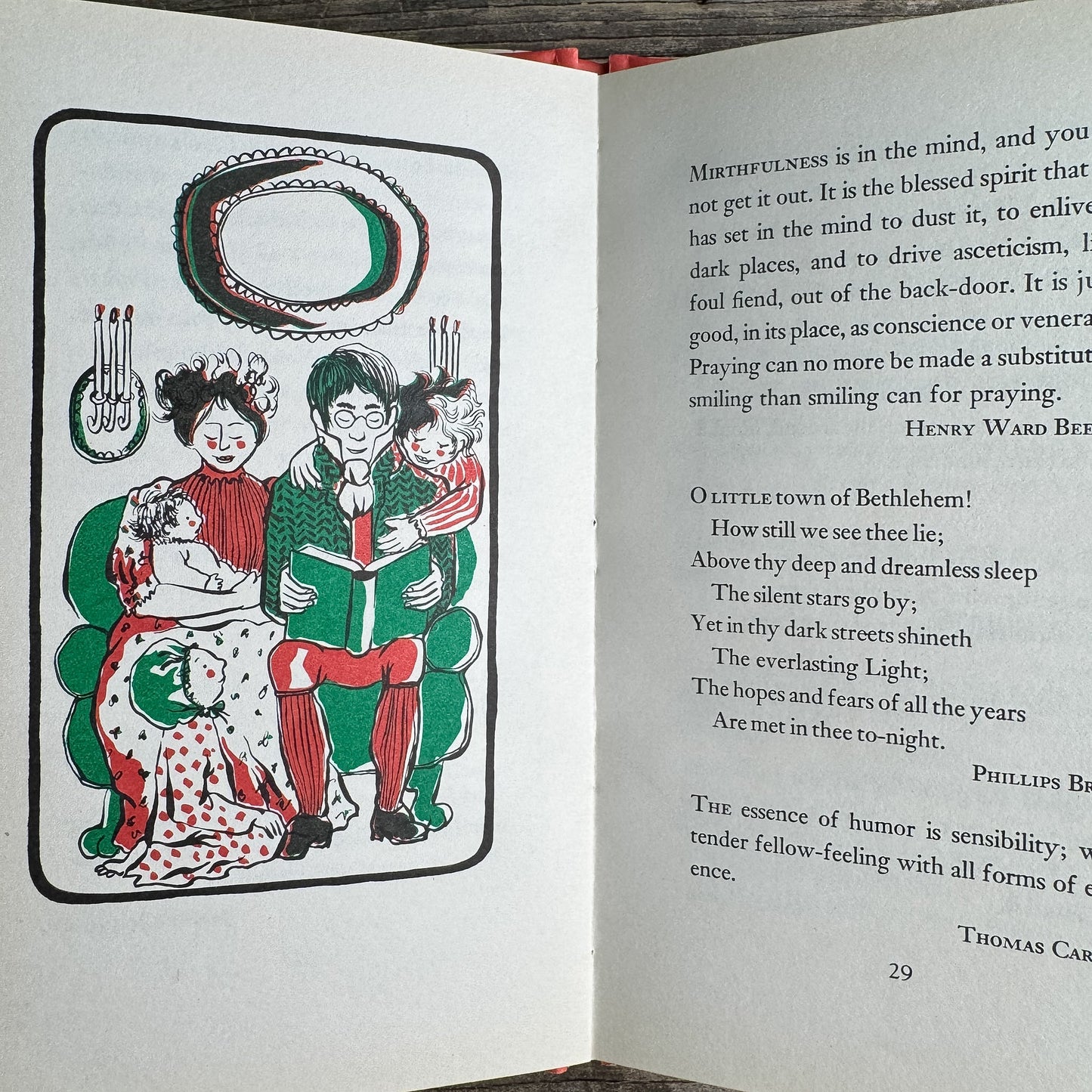 Christmas Tidings, Peter Pauper Press, 1984 - Pretty Old Books