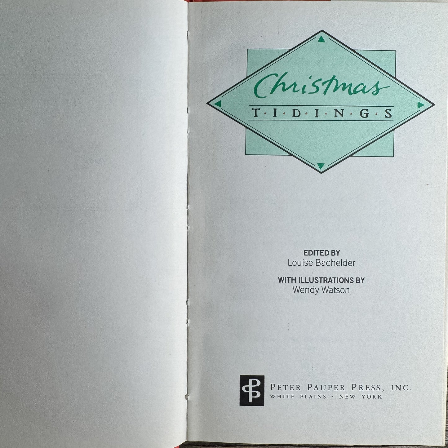 Christmas Tidings, Peter Pauper Press, 1984 - Pretty Old Books