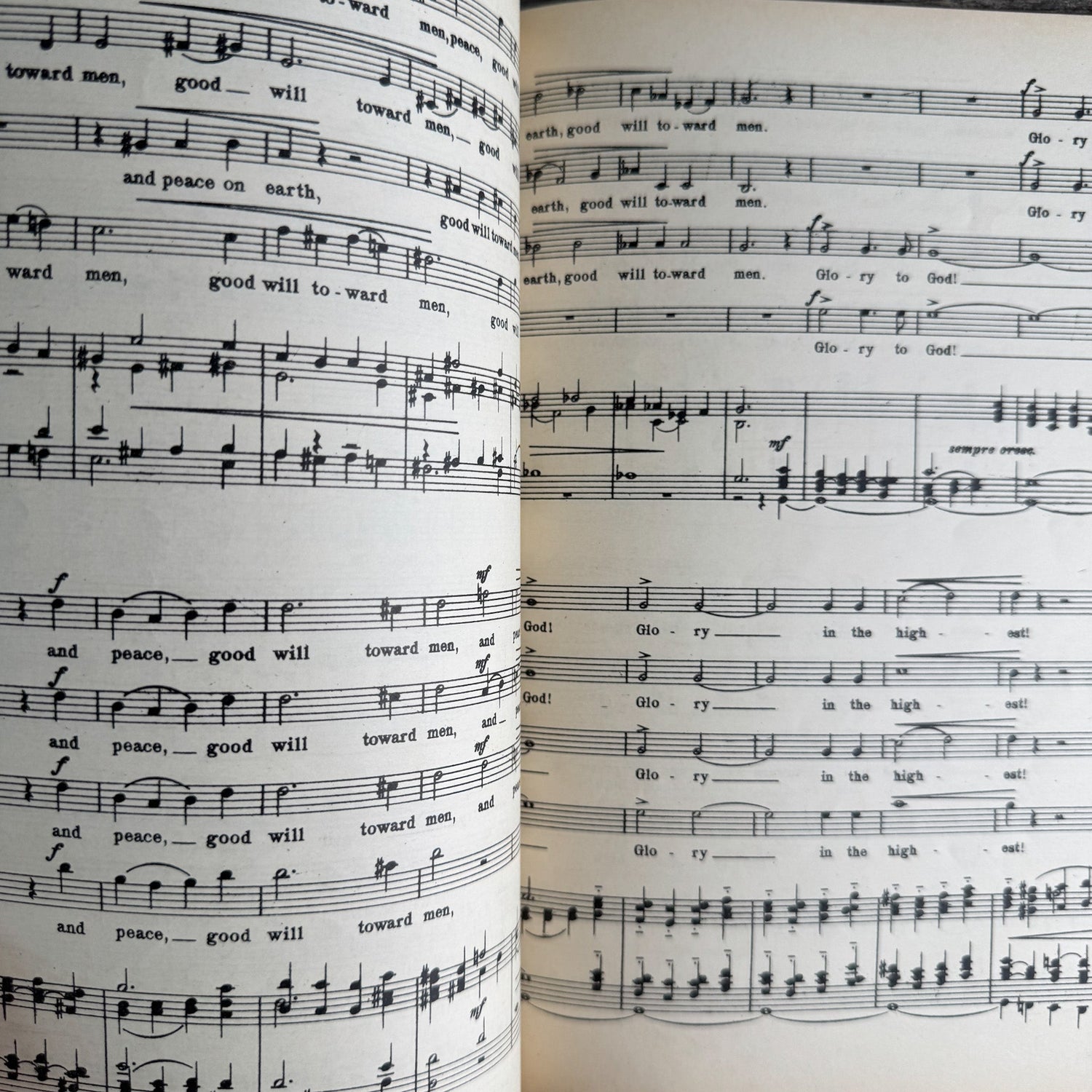 Church Christmas Music Set, 1939-1950 - Pretty Old Books