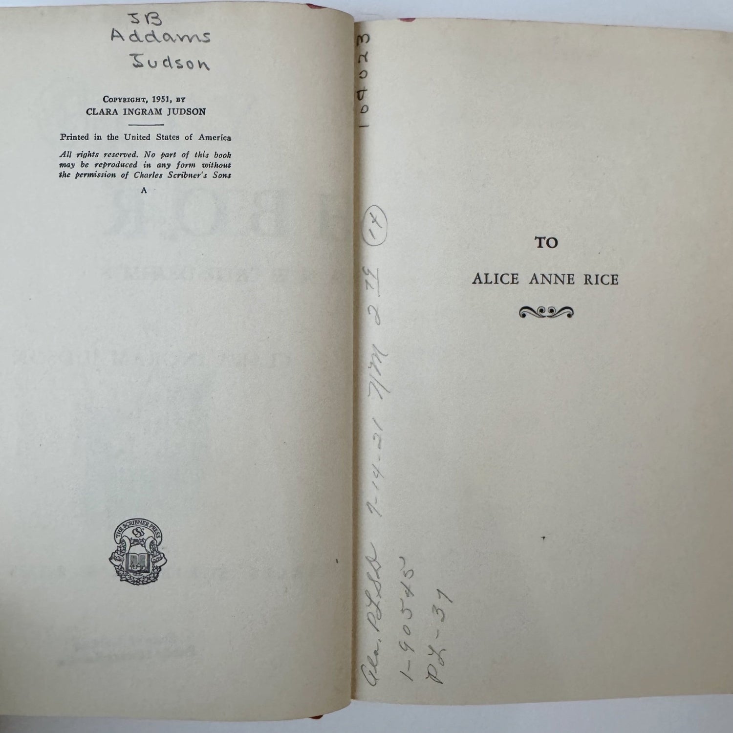 City Neighbor - The Story of Jane Addams - Clara Ingram Judson - 1951 - Children's Hardcover Book - Pretty Old Books