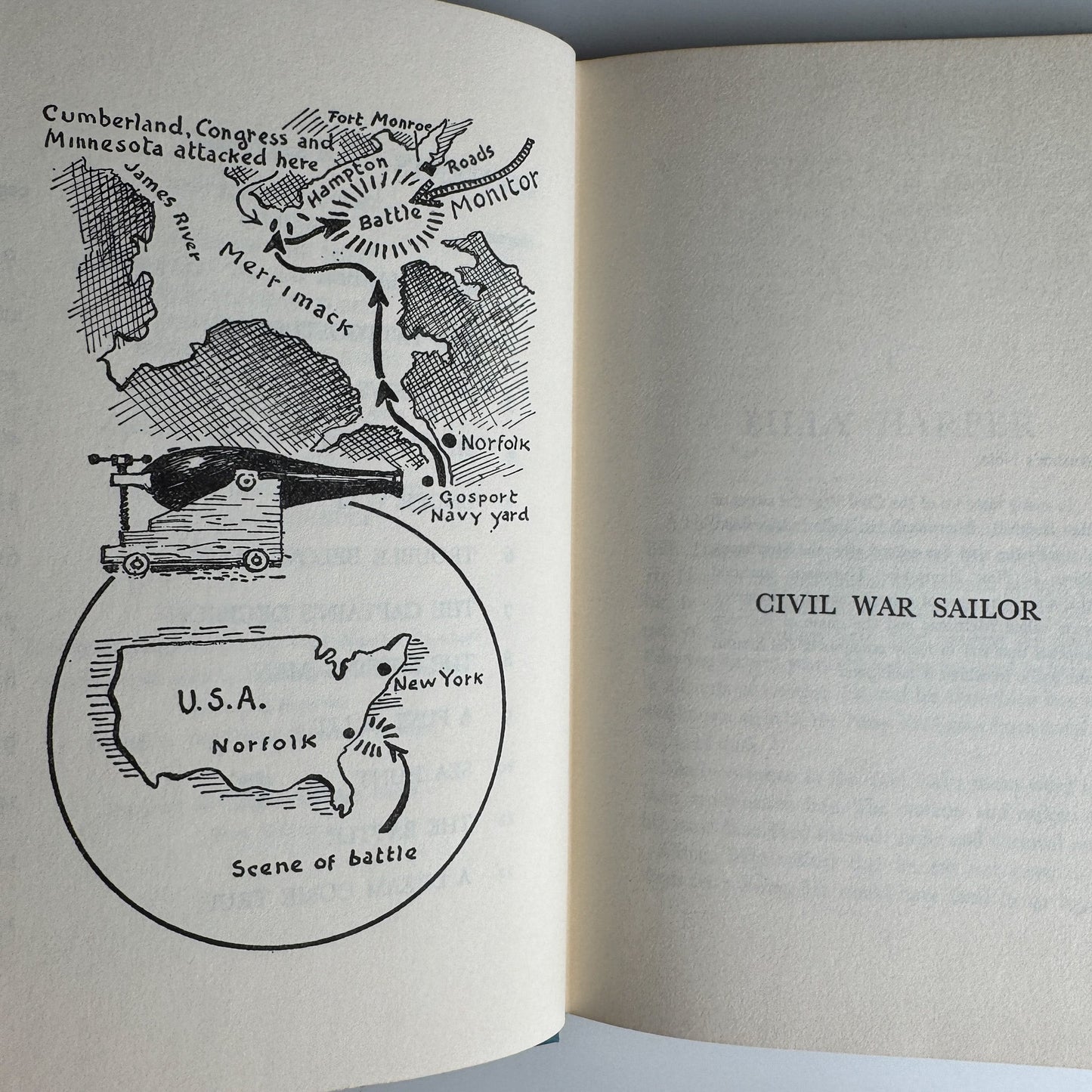 Civil War Sailor, 1962, Juvenile History - Pretty Old Books
