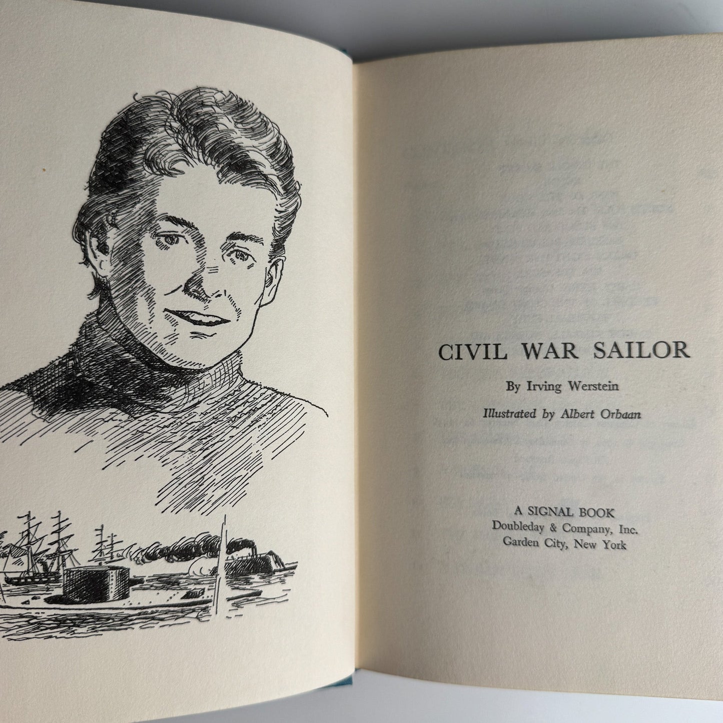 Civil War Sailor, 1962, Juvenile History - Pretty Old Books