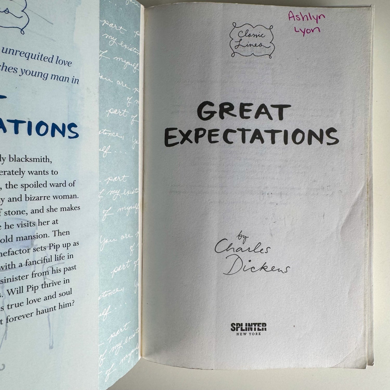 Classic Lines Editions: Great Expectations and Wuthering Heights, Paperback 2012 - Pretty Old Books