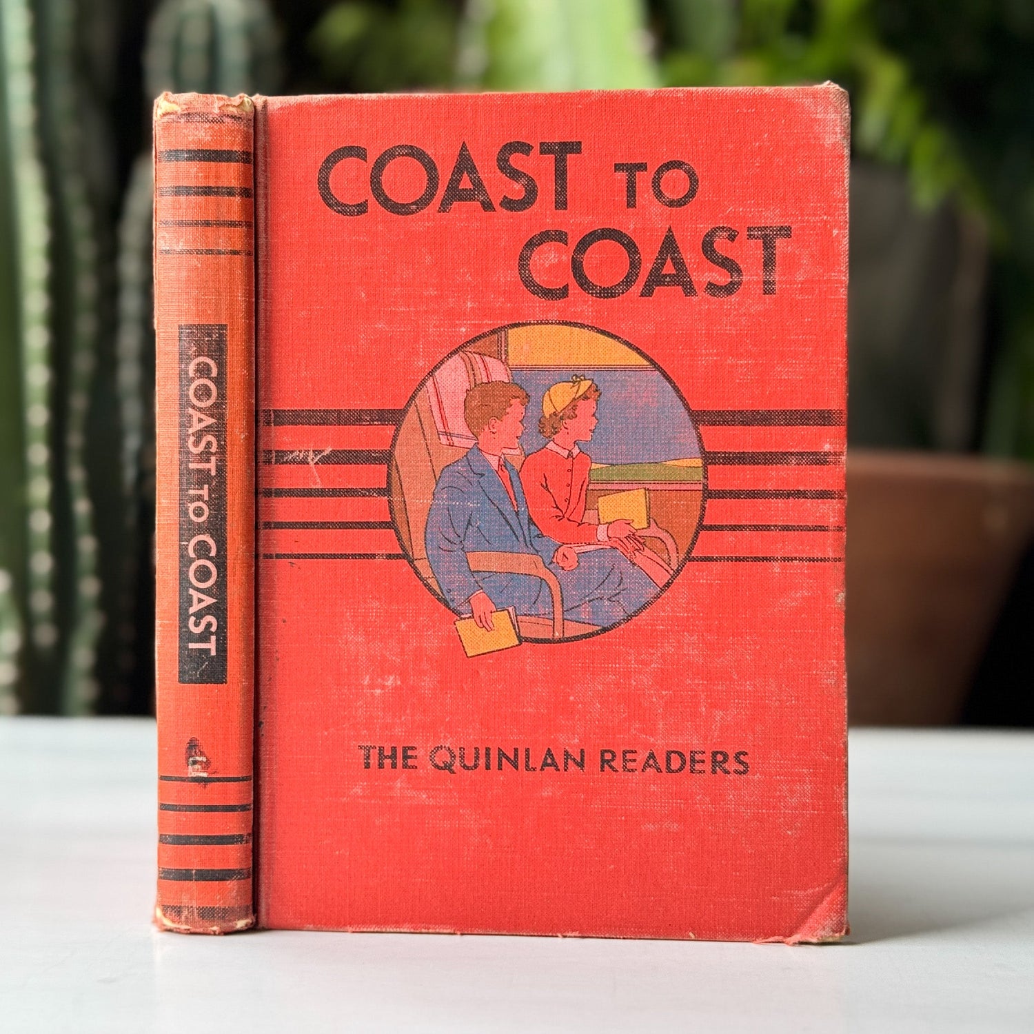 Coast to Coast, The Quinlan Readers, 1953 Third Reader, Elementary School Book - Pretty Old Books