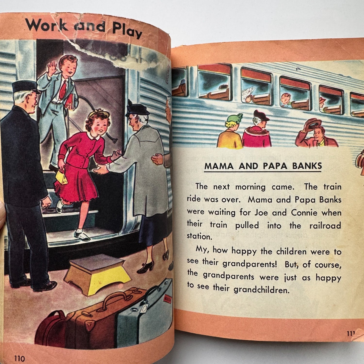 Coast to Coast, The Quinlan Readers, 1953 Third Reader, Elementary School Book - Pretty Old Books