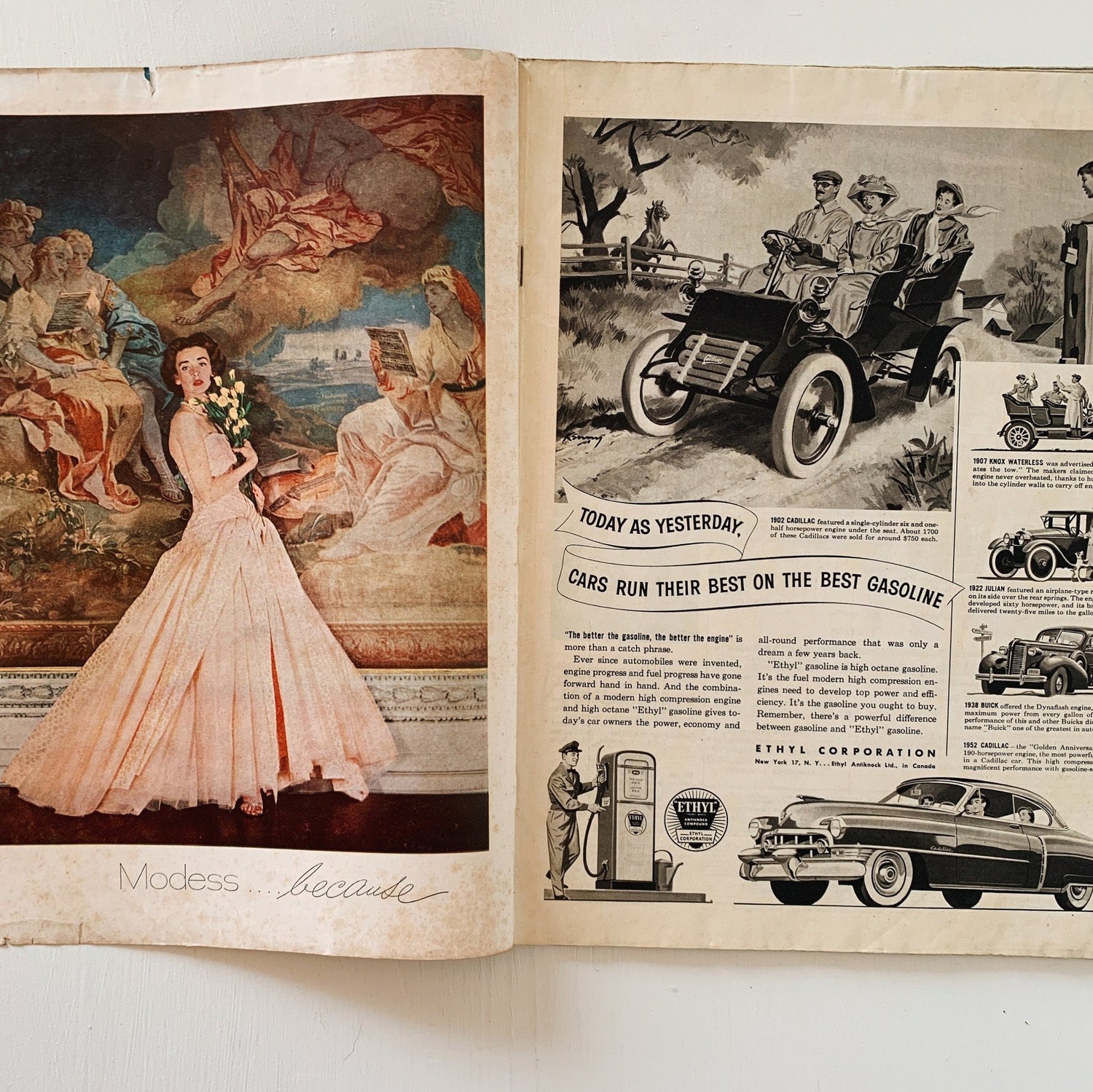 Collier's Magazine, May 31, 1952, Mid Century Modern Magazine with Ads - Pretty Old Books