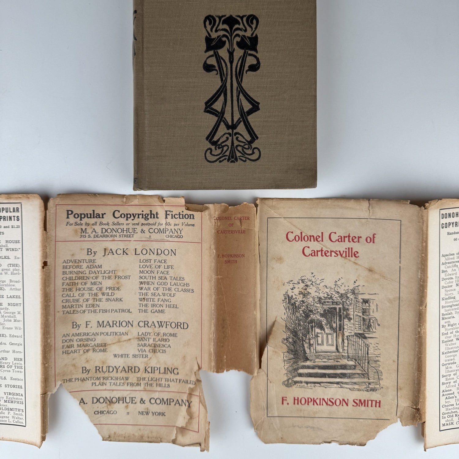 Colonel Carter of Cartersville, 1891, F. Hopkinson Smith, HC/DJ - Pretty Old Books
