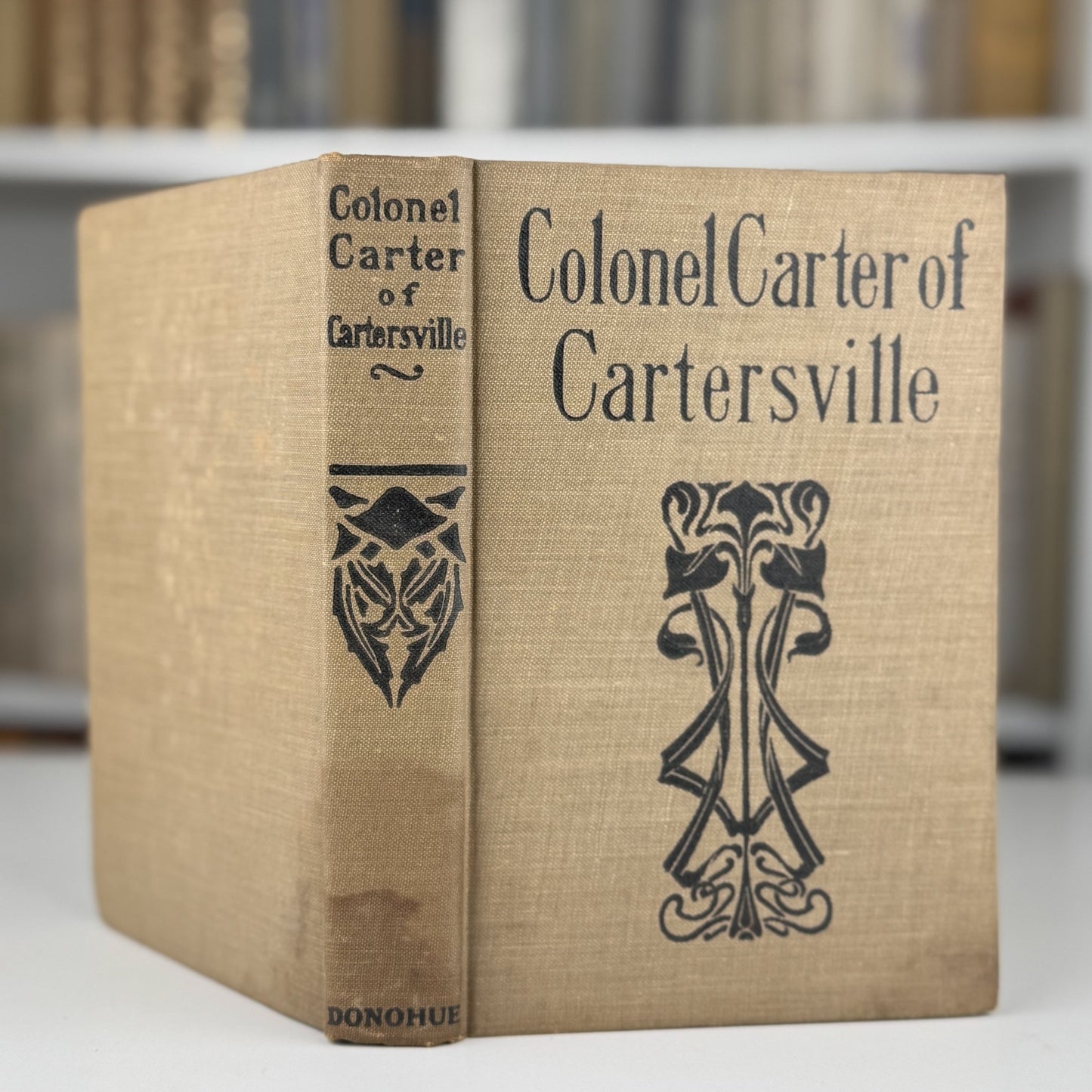 Colonel Carter of Cartersville, 1891, F. Hopkinson Smith, HC/DJ - Pretty Old Books