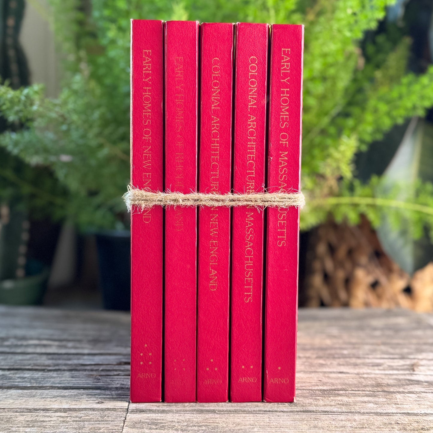 Colonial Architecture in New England, Arno Press, 1977, 5-Volume Set - Pretty Old Books