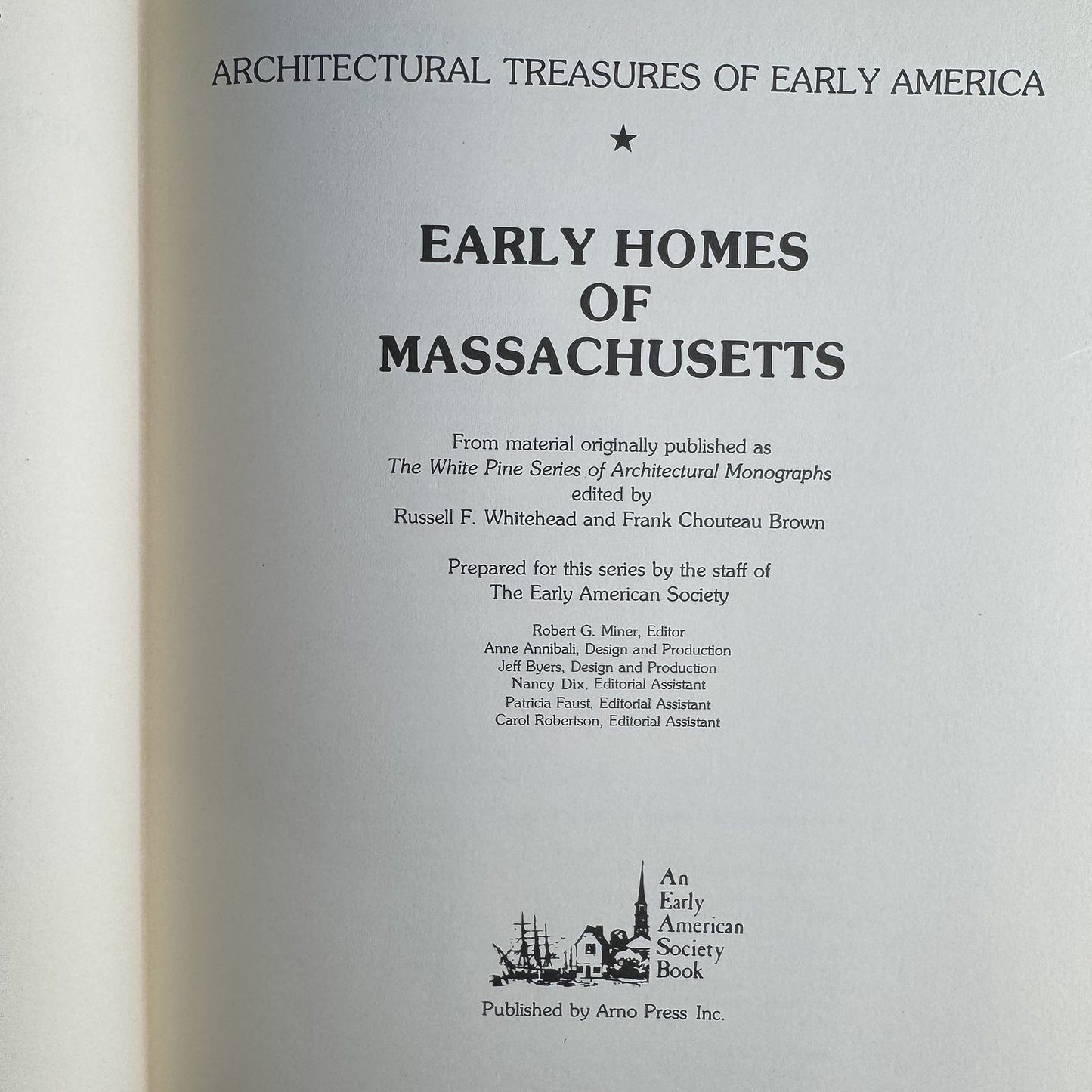 Colonial Architecture in New England, Arno Press, 1977, 5-Volume Set - Pretty Old Books