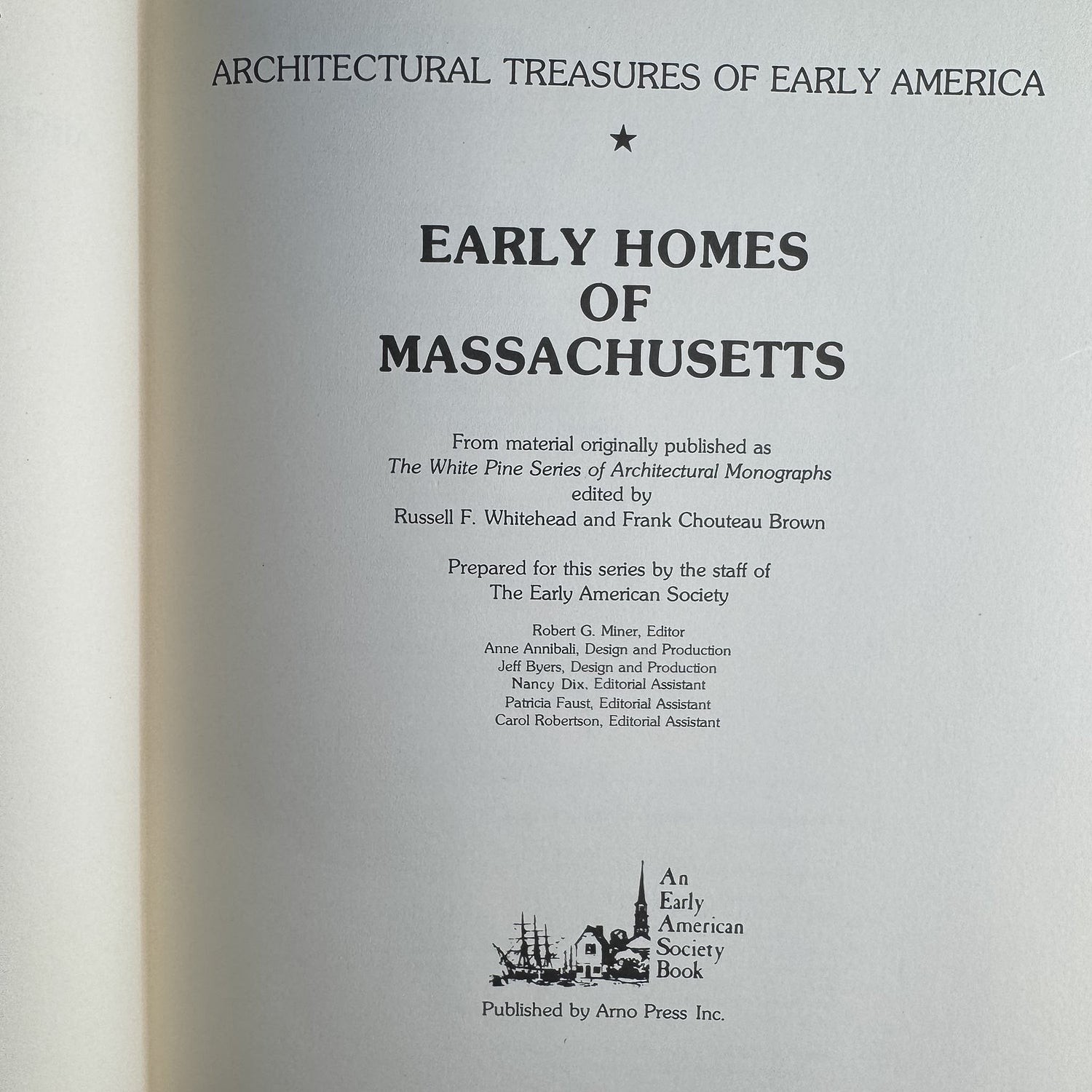 Colonial Architecture in New England, Arno Press, 1977, 5-Volume Set - Pretty Old Books