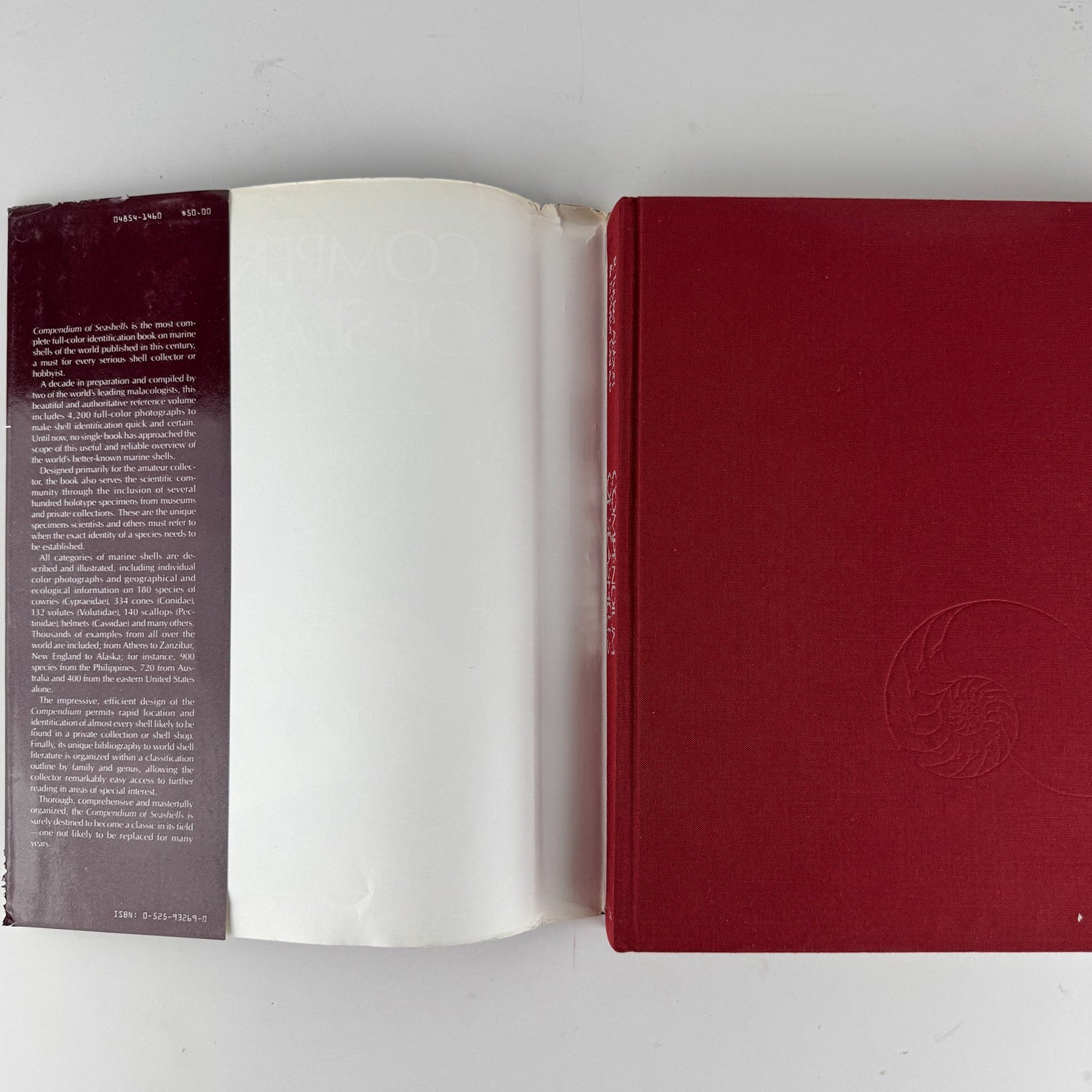 Compendium of Seashells, 1982 First Edition, Hardcover with DJ, Abbott & Dance - Pretty Old Books