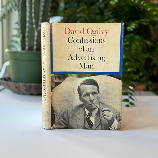 Confessions of an Advertising Man, David Ogilvy, 1963 Hardcover 4th Printing - Pretty Old Books