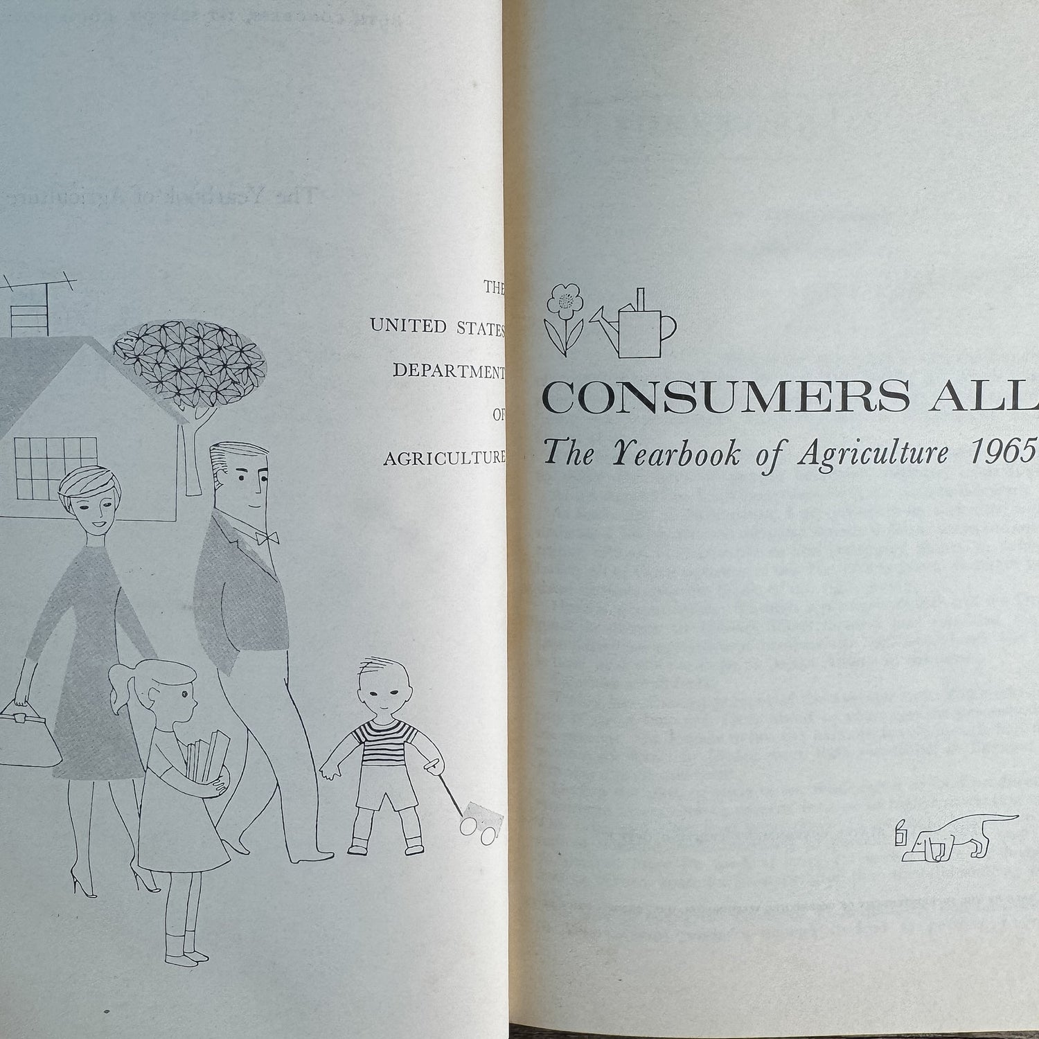 Consumers All, Yearbook of Agriculture 1965, U.S. Department of Agriculture, 1965 - Pretty Old Books