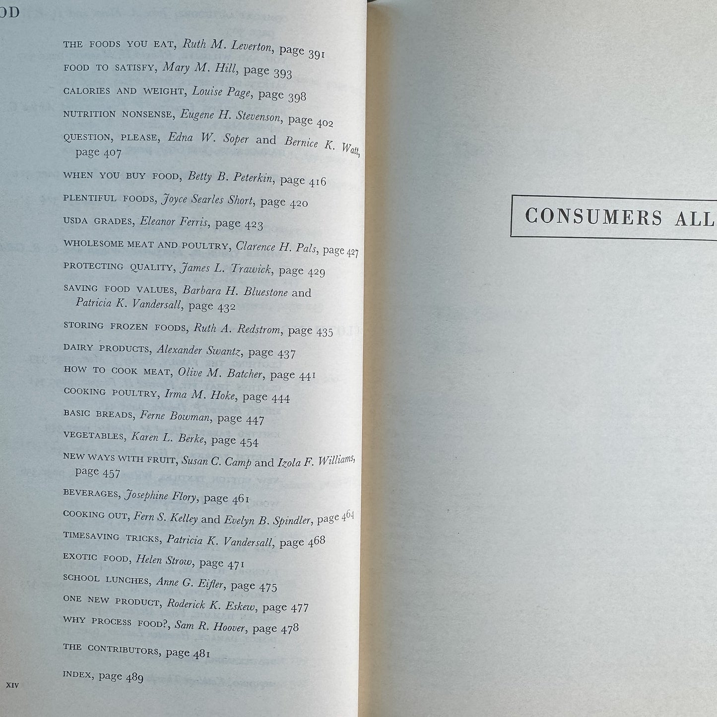 Consumers All, Yearbook of Agriculture 1965, U.S. Department of Agriculture, 1965 - Pretty Old Books