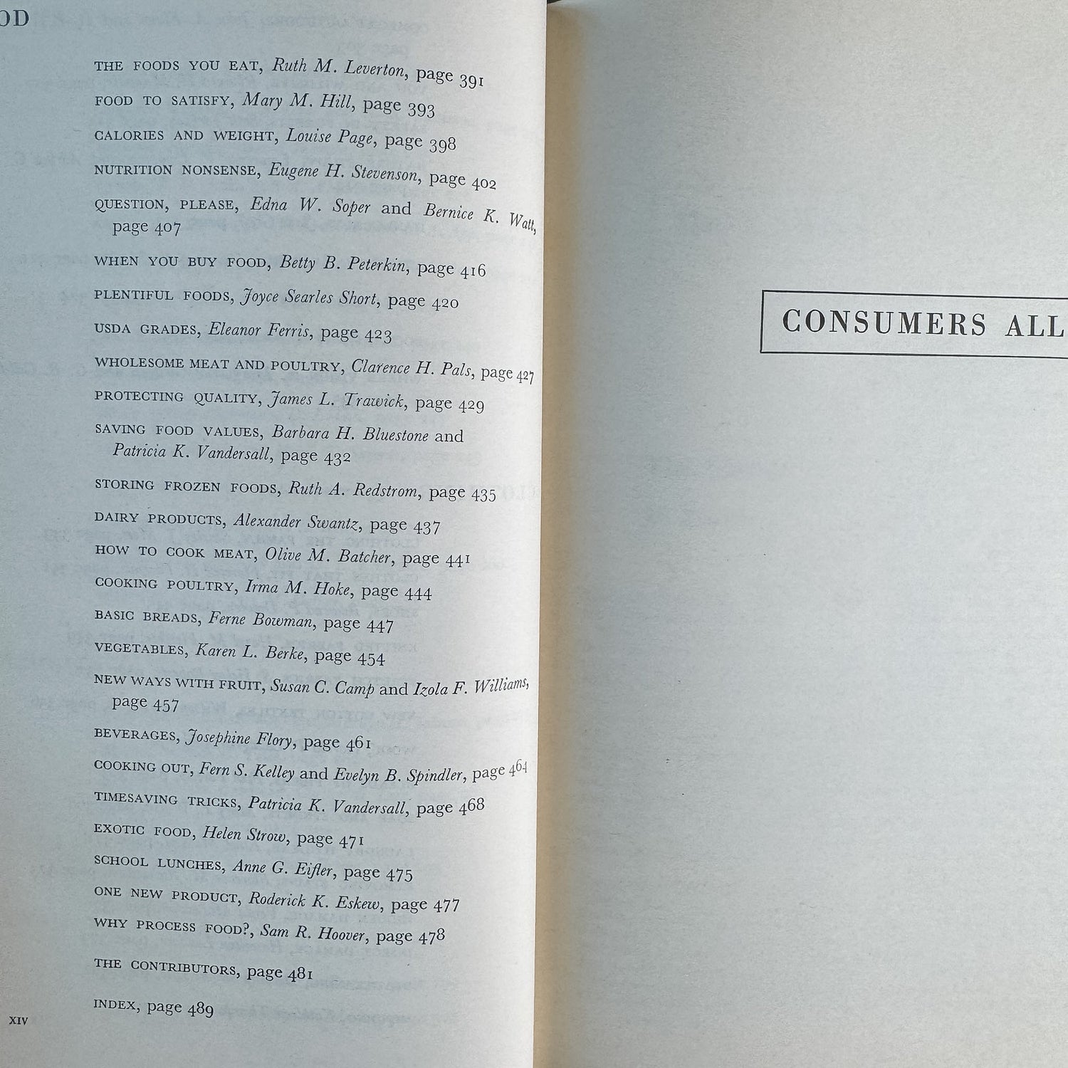 Consumers All, Yearbook of Agriculture 1965, U.S. Department of Agriculture, 1965 - Pretty Old Books