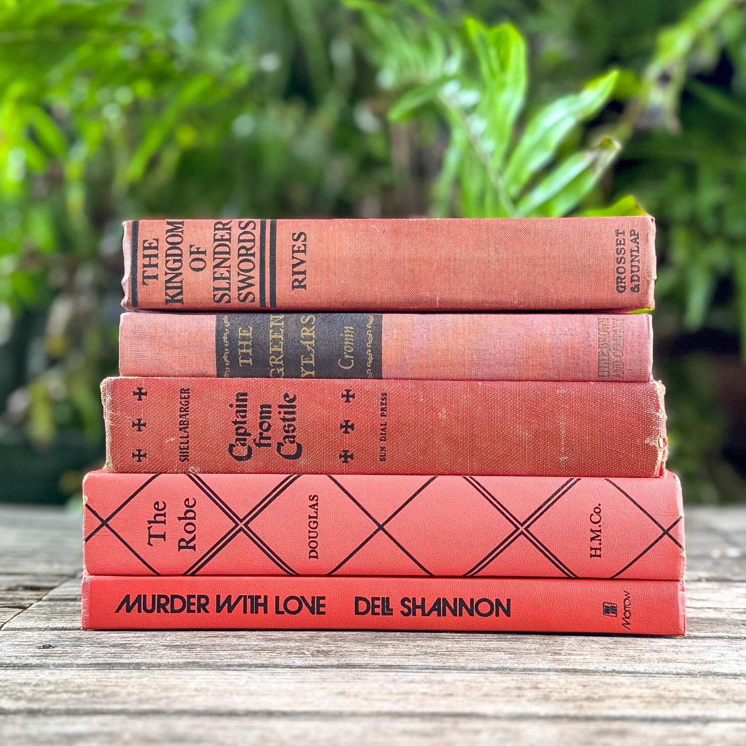 Vintage Book By Color – Pretty Old Books