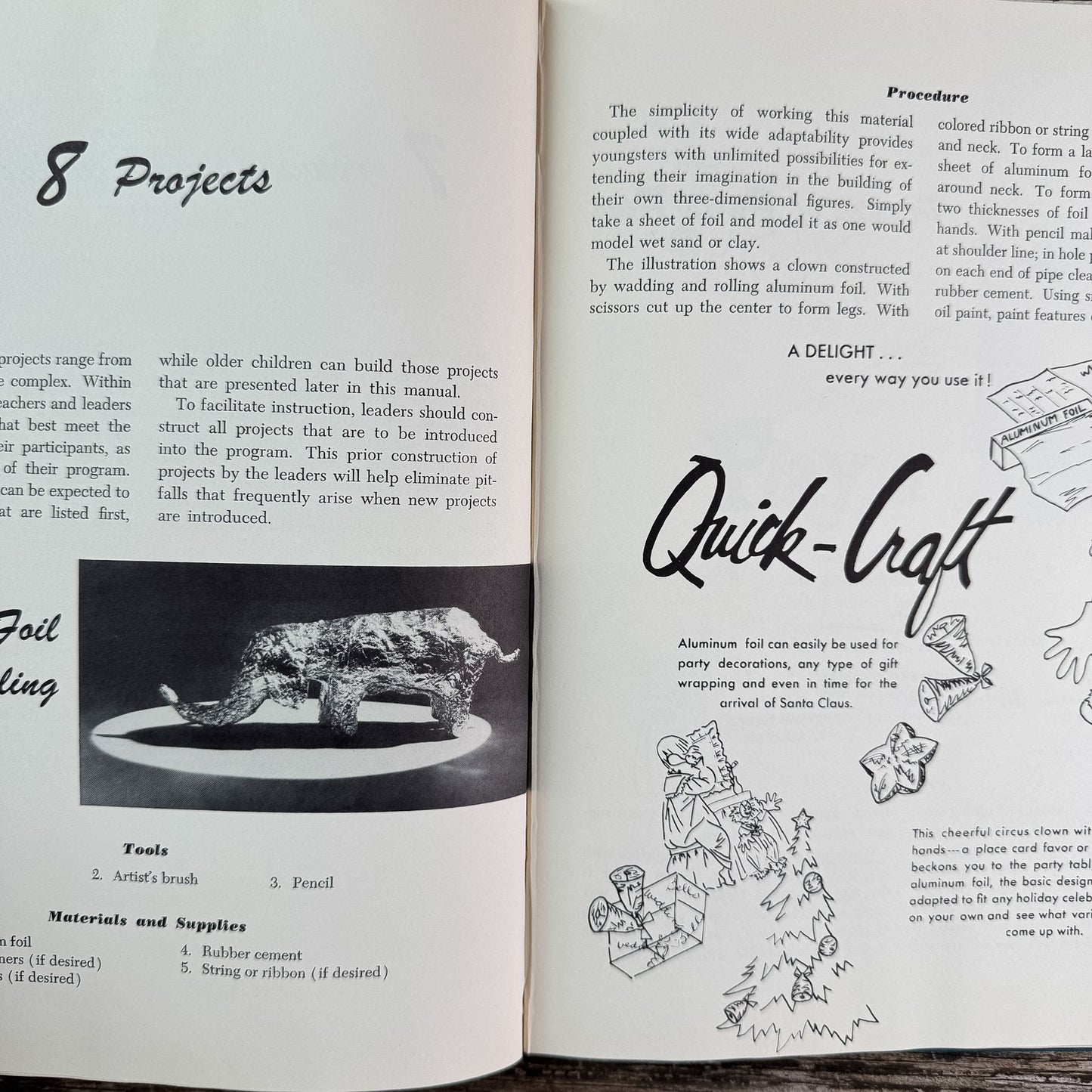 Creative Crafts for Children, Kenneth R. Benson, 1958 - Pretty Old Books