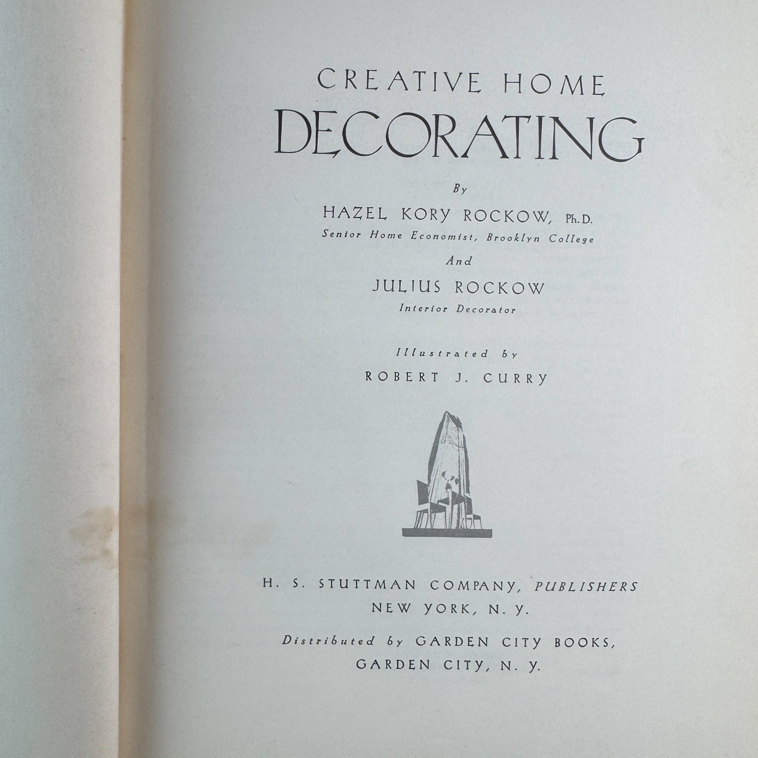 Creative Home Decorating, Hazel Kory Rockow / Julius Rockow, 1953 - Pretty Old Books