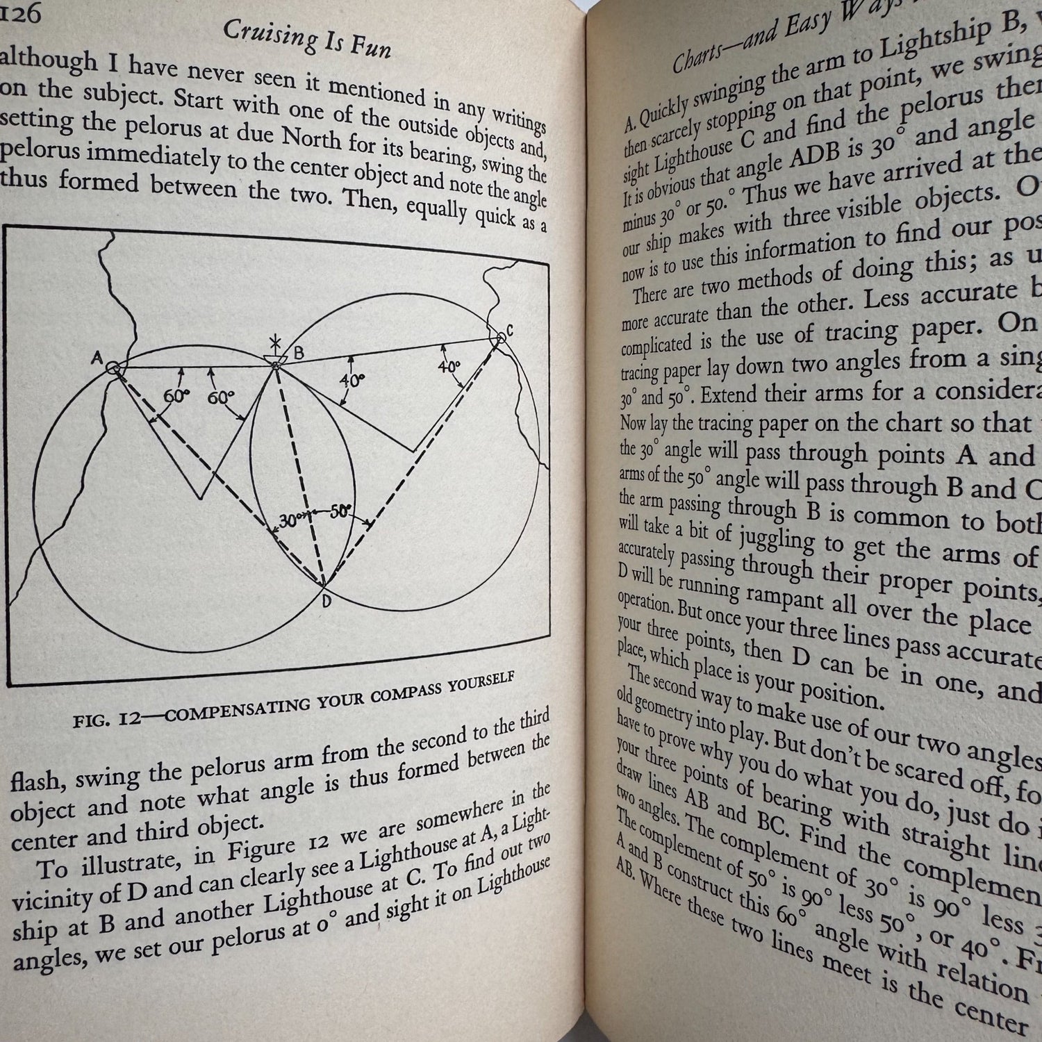 Cruising Is Fun: The Handy Book For Yachtsmen, 1941 Hardcover Boating Book - Pretty Old Books