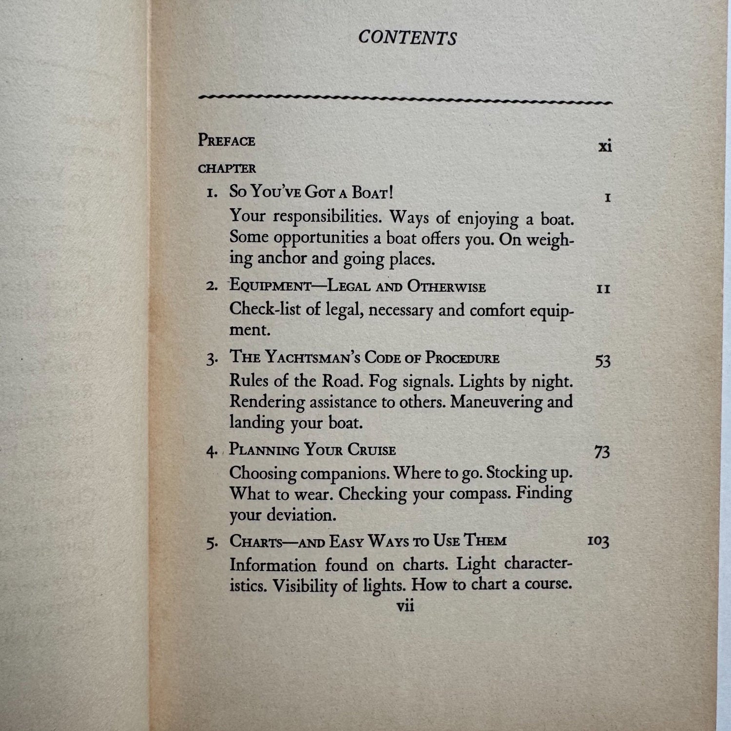 Cruising Is Fun: The Handy Book For Yachtsmen, 1941 Hardcover Boating Book - Pretty Old Books