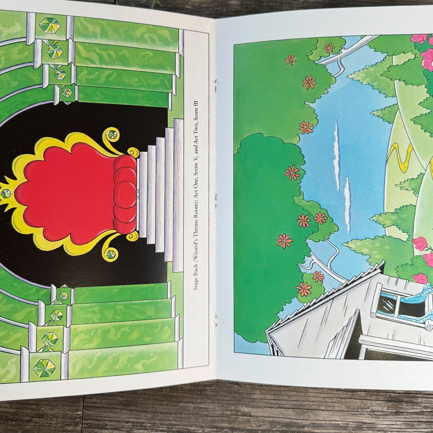 Cut & Assemble The Wizard of Oz Toy Theater: Full-Color Characters and Scenery by Dick Martin - Pretty Old Books