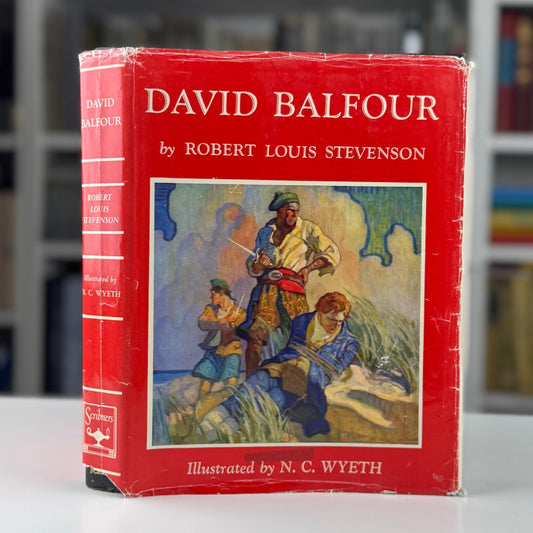 David Balfour, Robert Louis Stevenson, N.C. Wyeth Illustrations, 1952 - Pretty Old Books