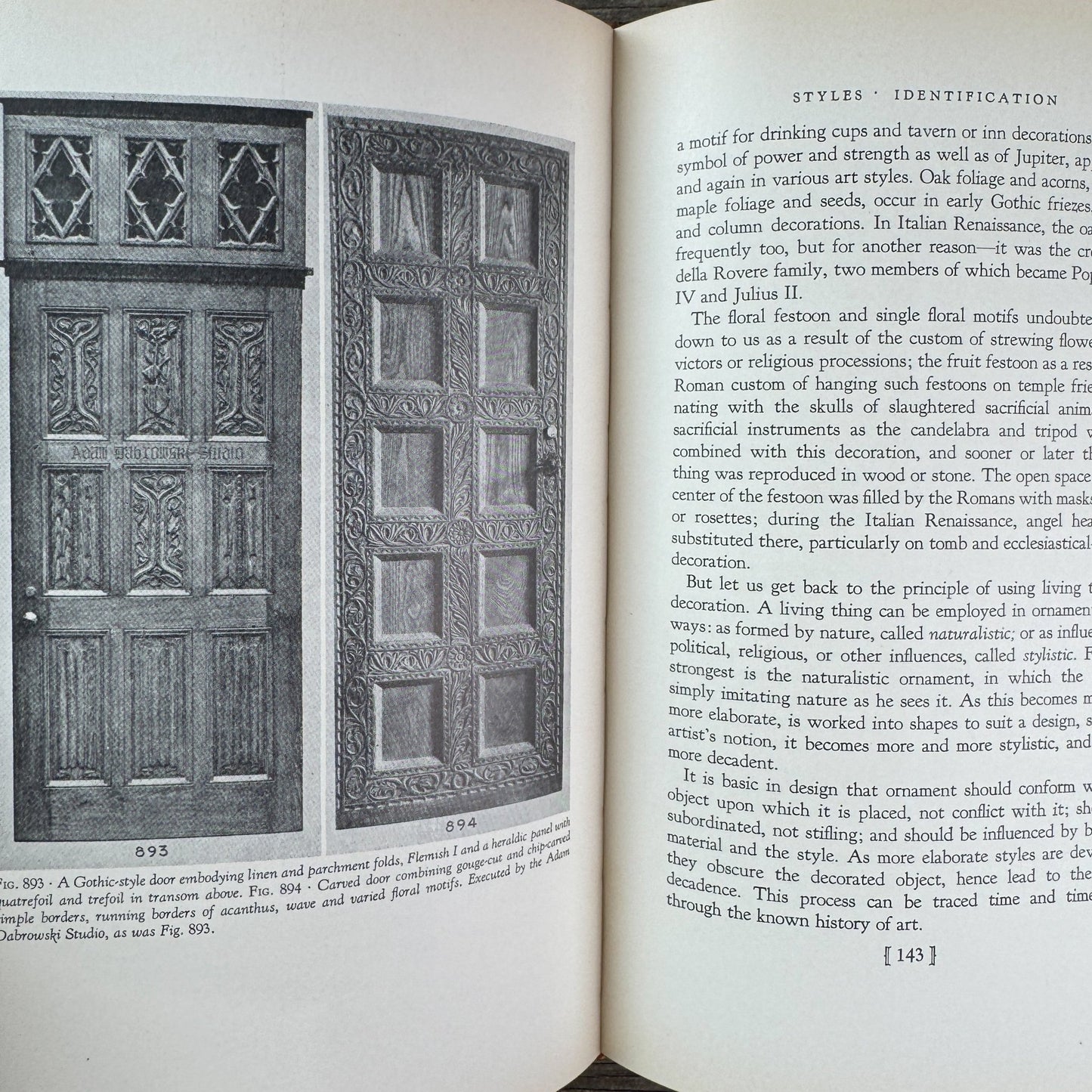 Design and Figure Carving, 1940 Hardcover - Pretty Old Books