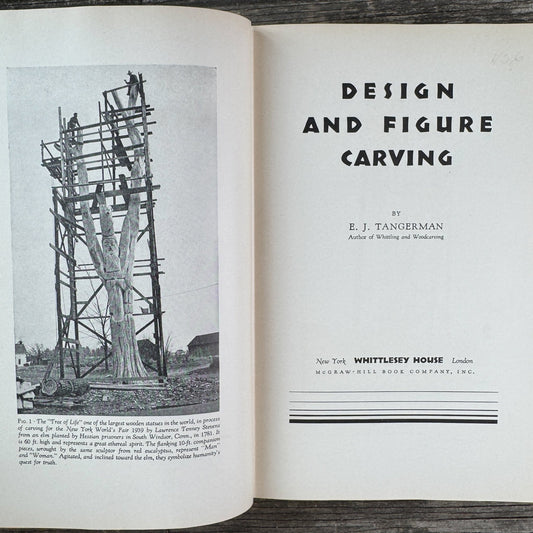 Design and Figure Carving, 1940 Hardcover - Pretty Old Books