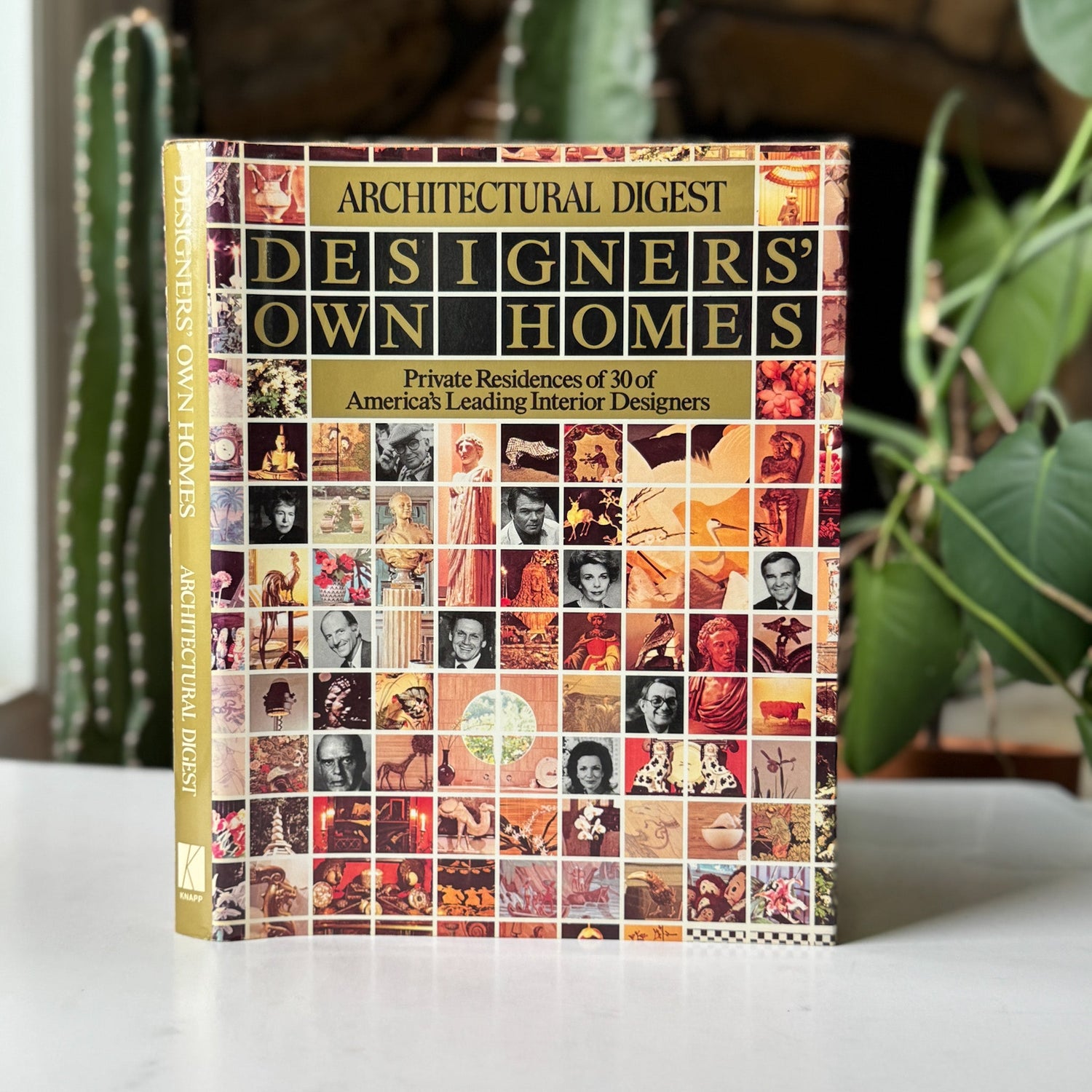 Designers' Own Homes, Architectural Digest Coffee Table Book, 1984 - Pretty Old Books