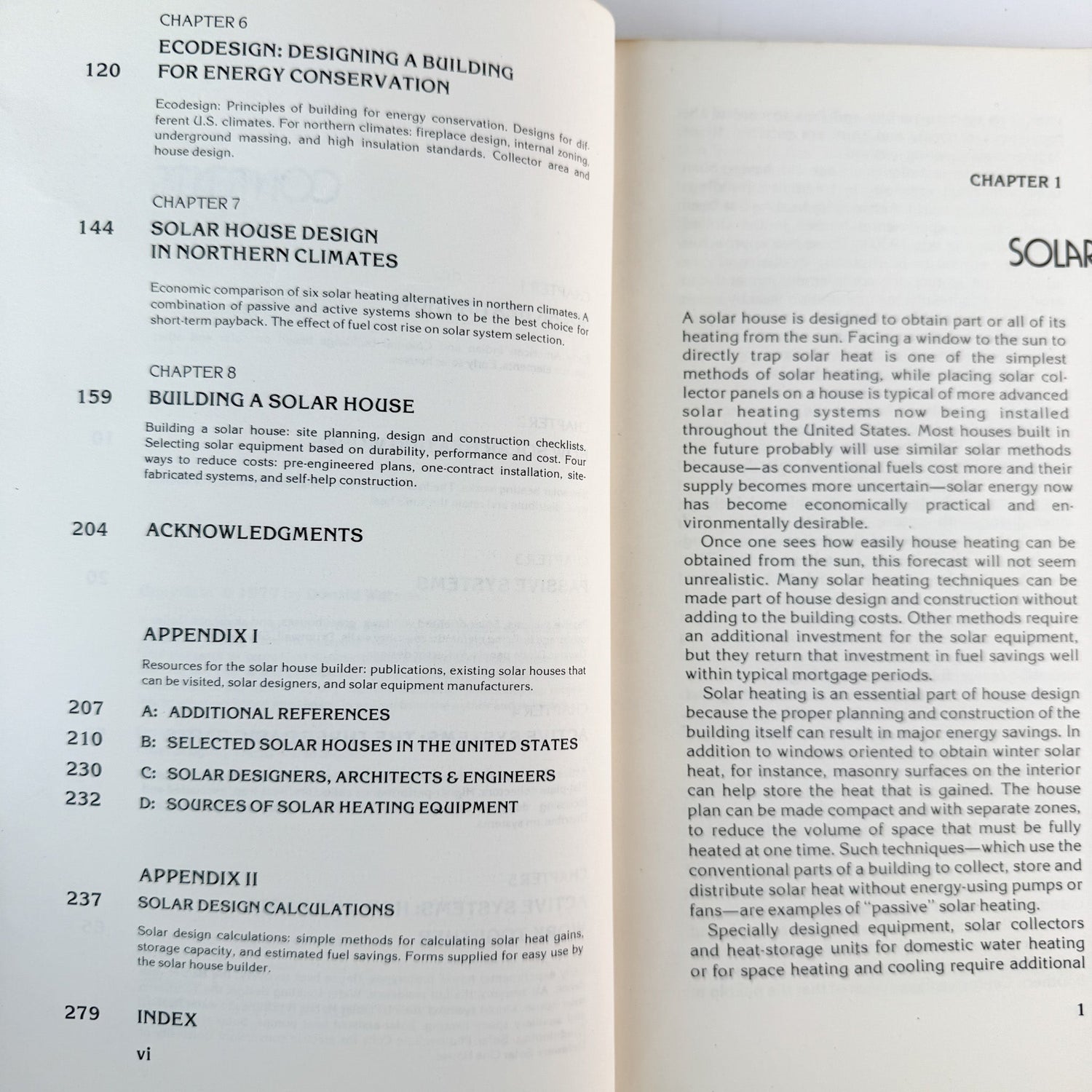 Designing & Building a Solar House: Your Place in the Sun, Donald Watson, 1977 - Pretty Old Books