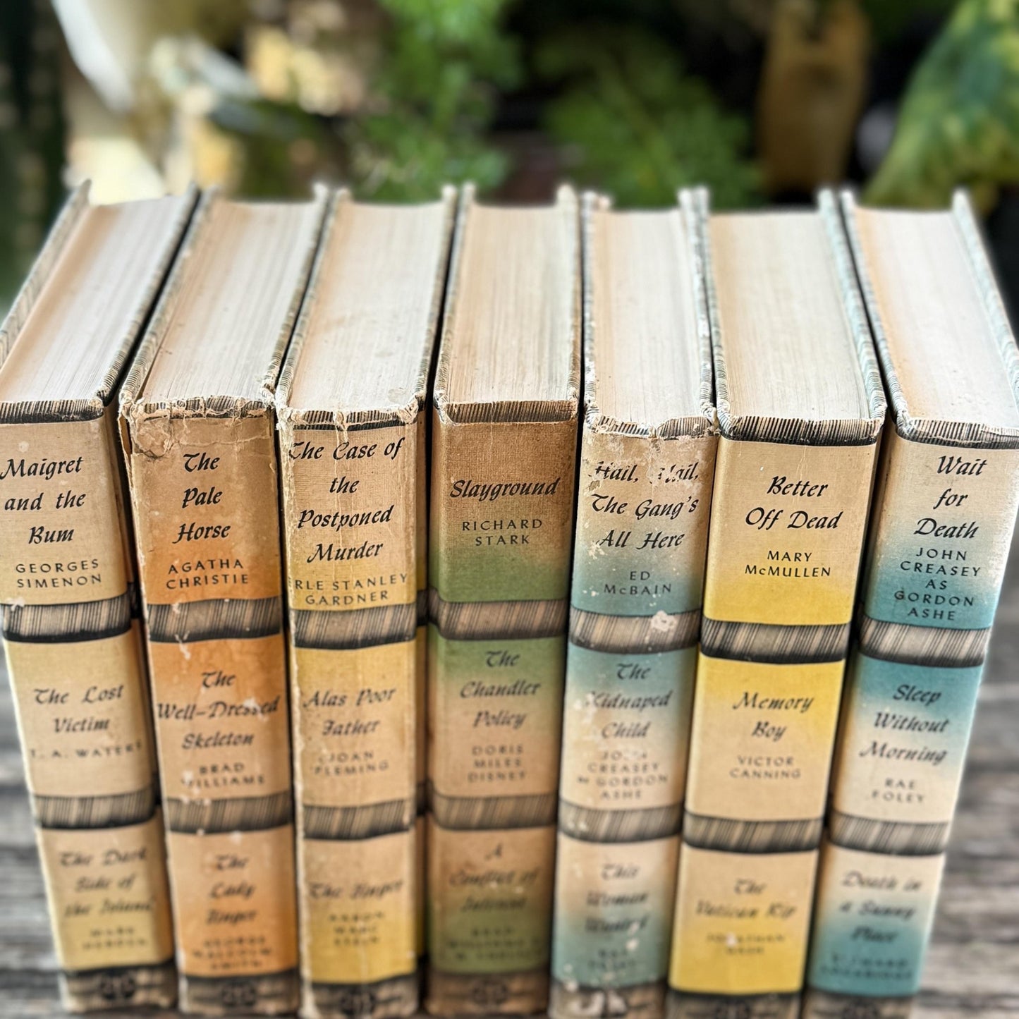 Detective Book Club Bundle for Cozy Mystery Home Decor - Pretty Old Books