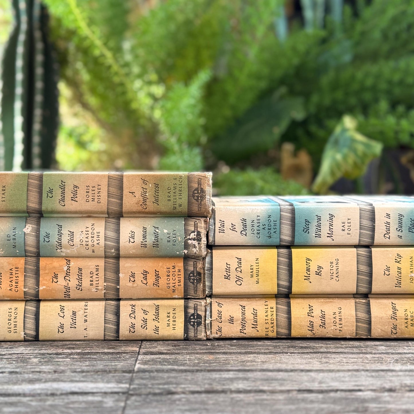 Detective Book Club Bundle for Cozy Mystery Home Decor - Pretty Old Books