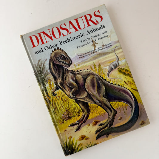 Dinosaurs and Other Prehistoric Animals, 1968, Darlene Geis - Pretty Old Books