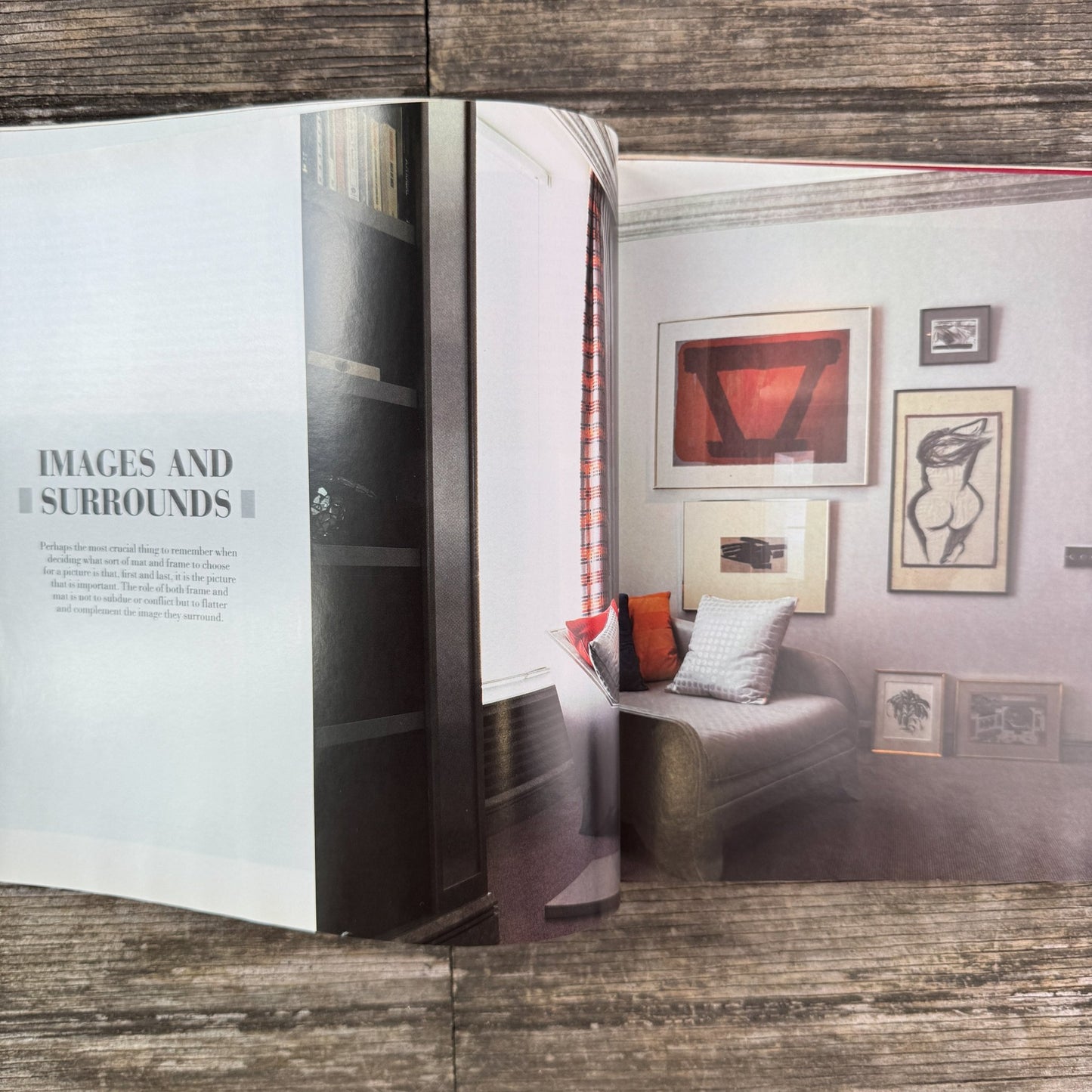 Displaying Pictures and Photographs, 1988 Decorating Book - Pretty Old Books