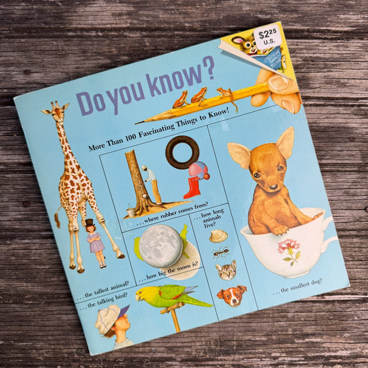 Do You Know? More Than 100 Fascinating Things to Know, 1979 - Pretty Old Books