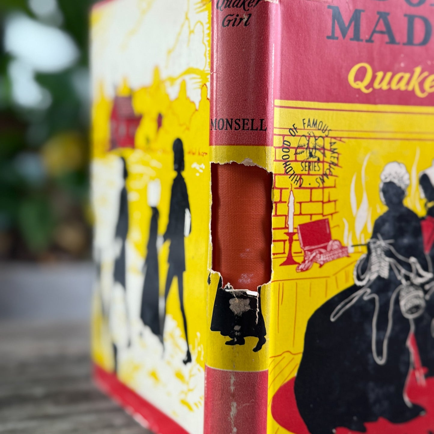 Dolly Madison: Quaker Girl Childhood of Famous Americans, 1944, Hardcover - Pretty Old Books